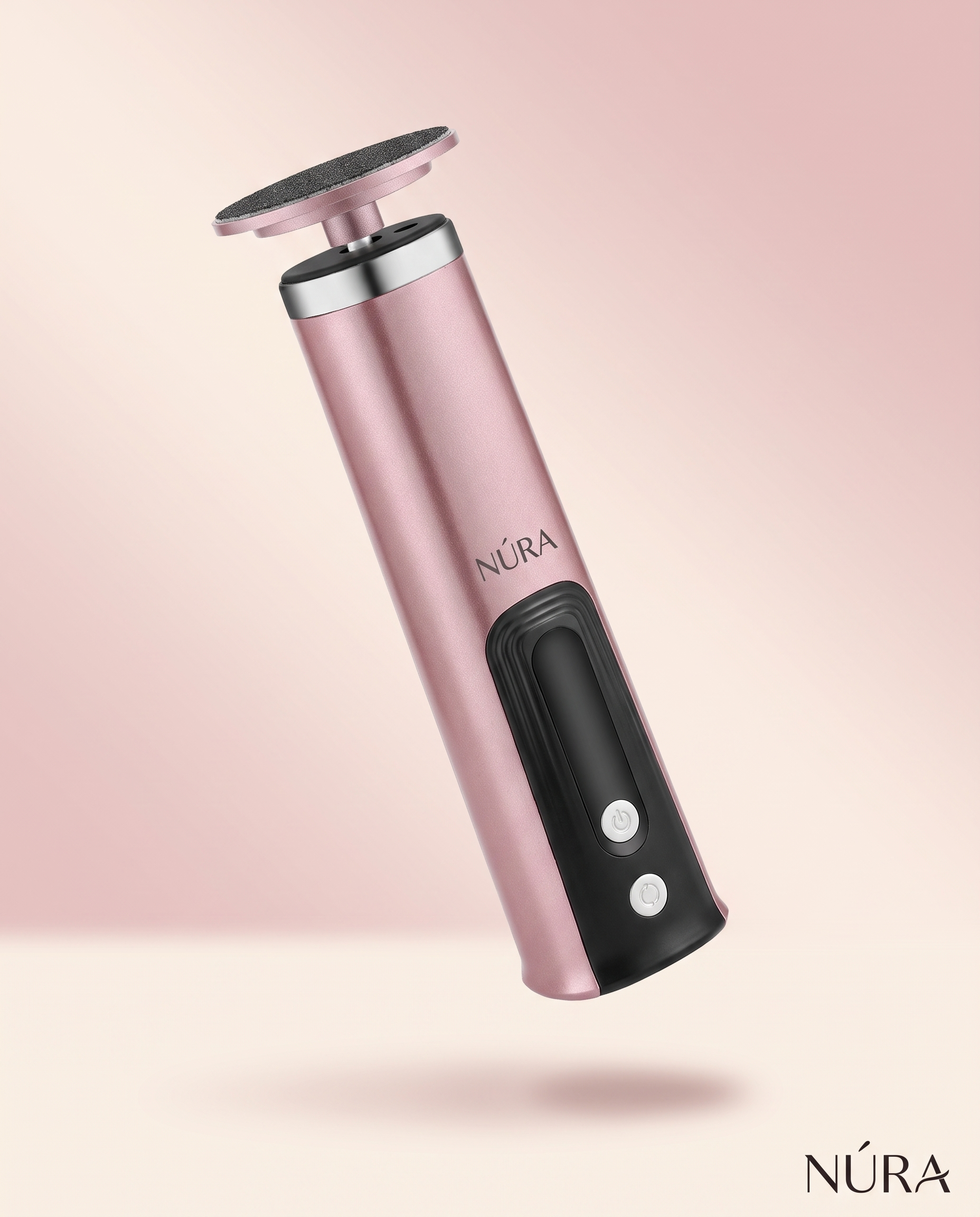 NÚRA Soft™ — מסיר עור מת חשמלי לרגליים
