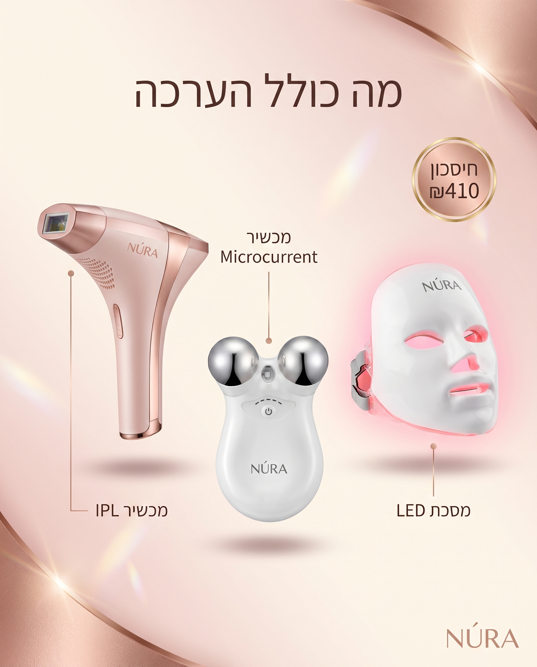 NÚRA ערכת מתנה יוקרתית