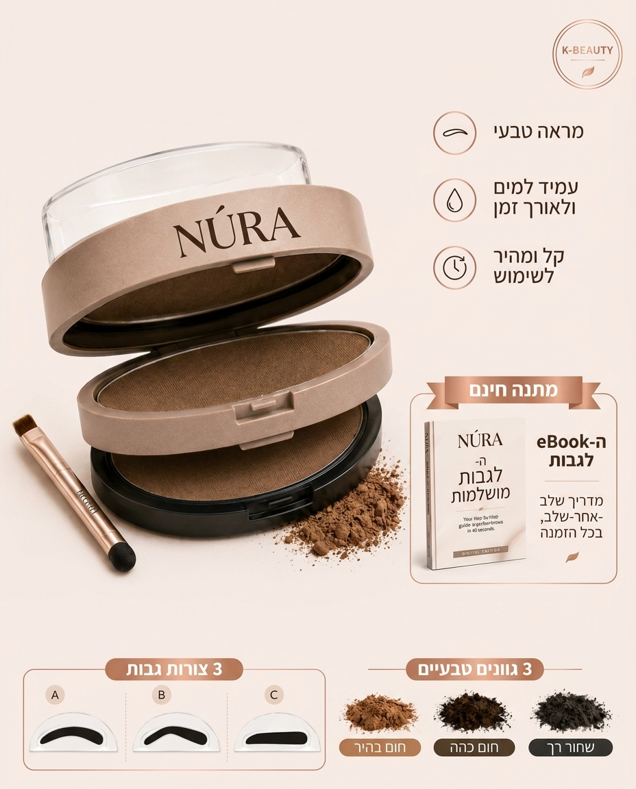 NÚRA™ – גבות מושלמות ב-5 שניות