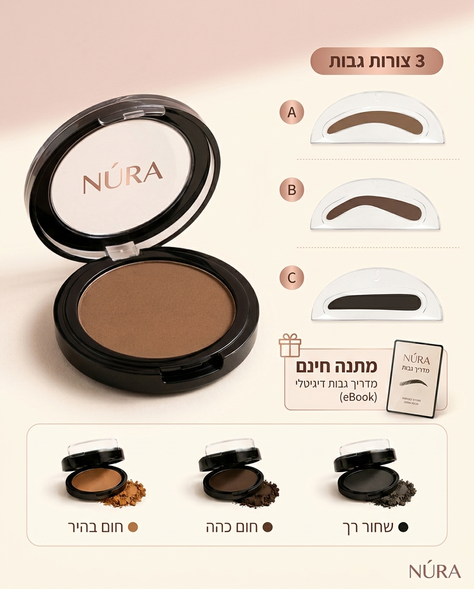 NÚRA™ – גבות מושלמות ב-5 שניות