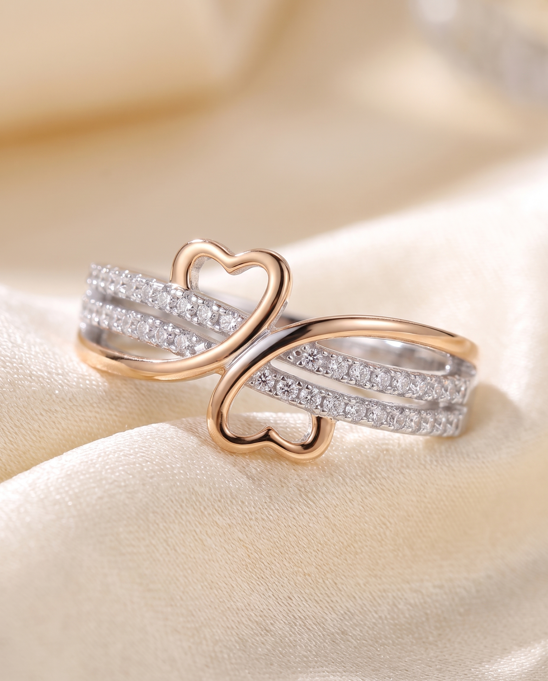 NÚRA - Infinity Heart Ring