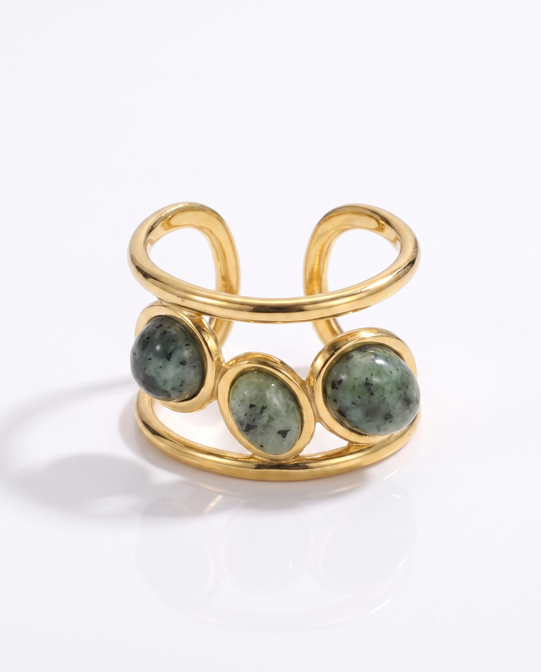 NÚRA - Sculpted Open Ring