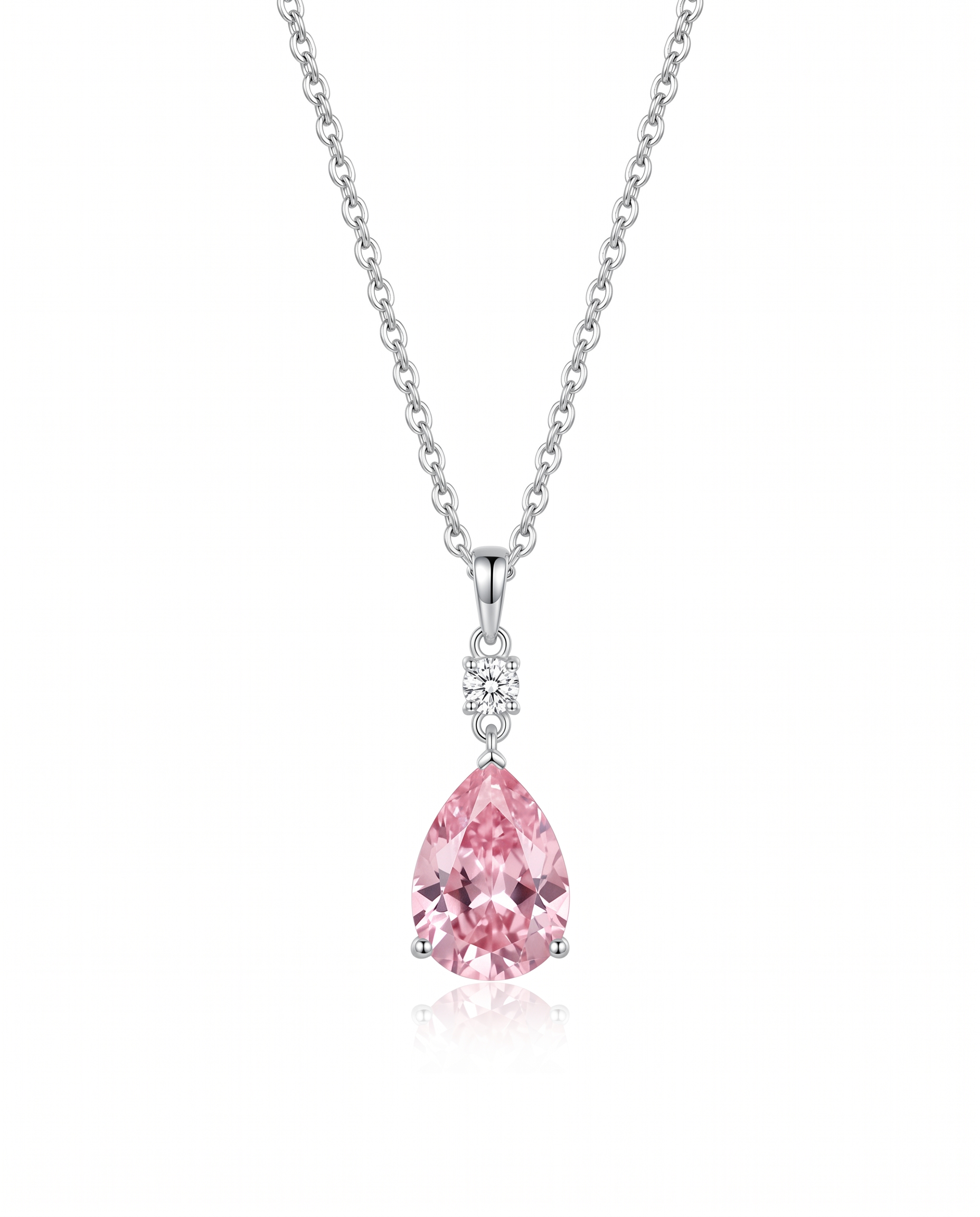 NÚRA - Pink Drop Necklace