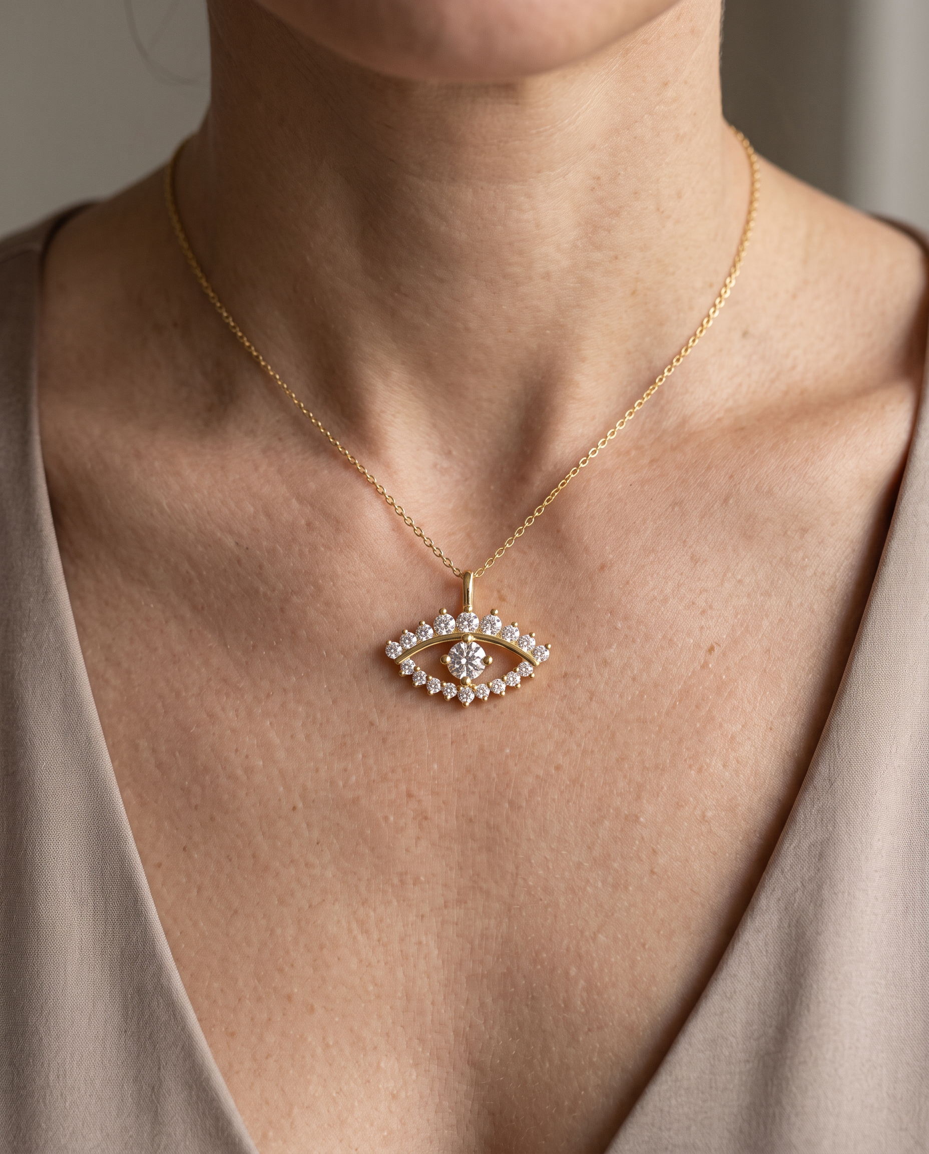 NÚRA - Evil Eye Necklace