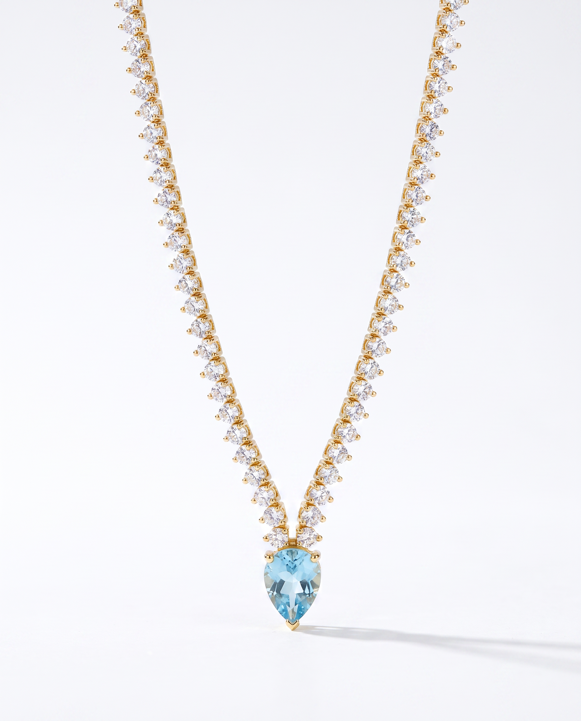 NÚRA - Lagoon Drop Necklace