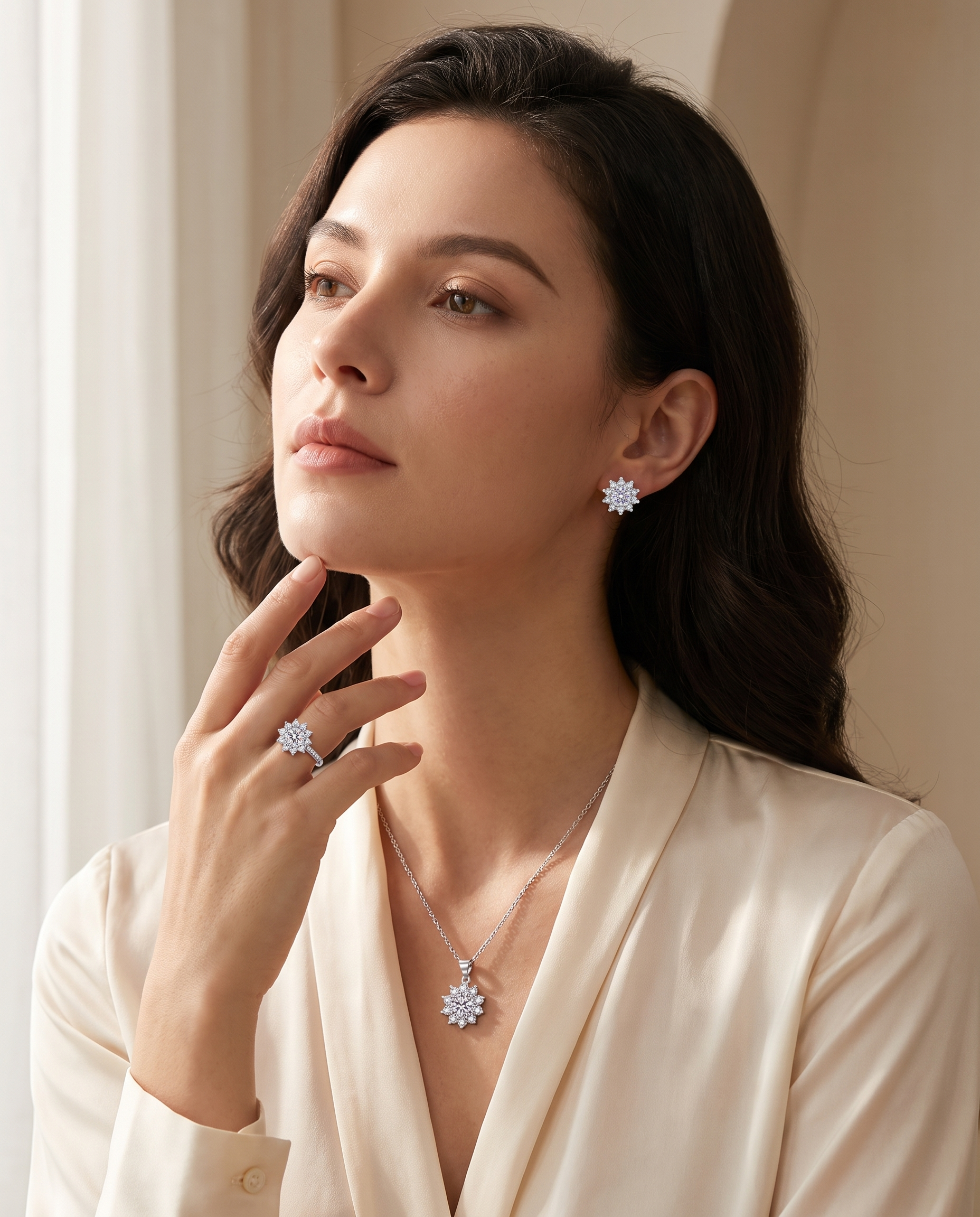 NÚRA - Silver Elegance Set