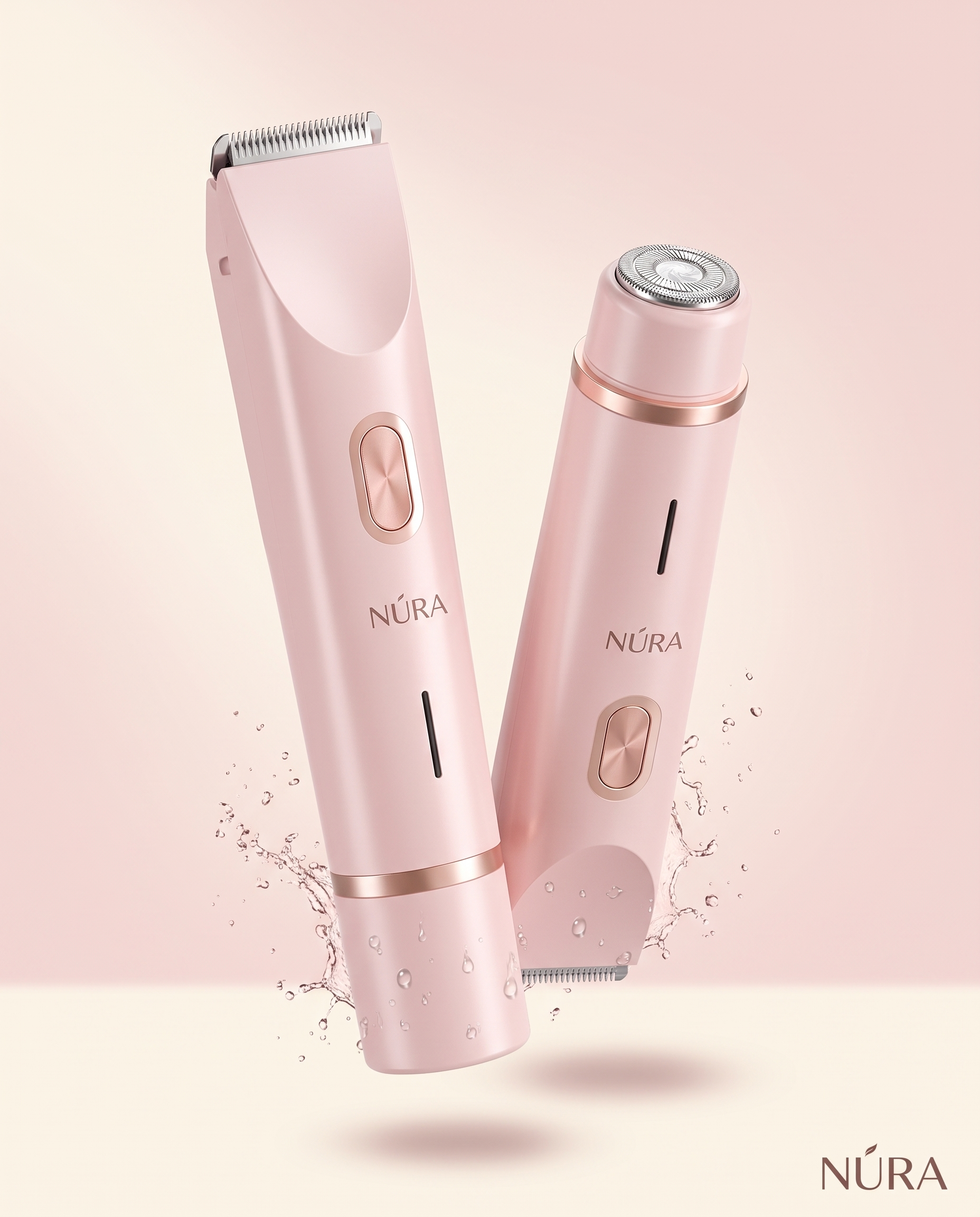NÚRA Duo™ — מכונת גילוח דו-צדדית לגוף ולפנים