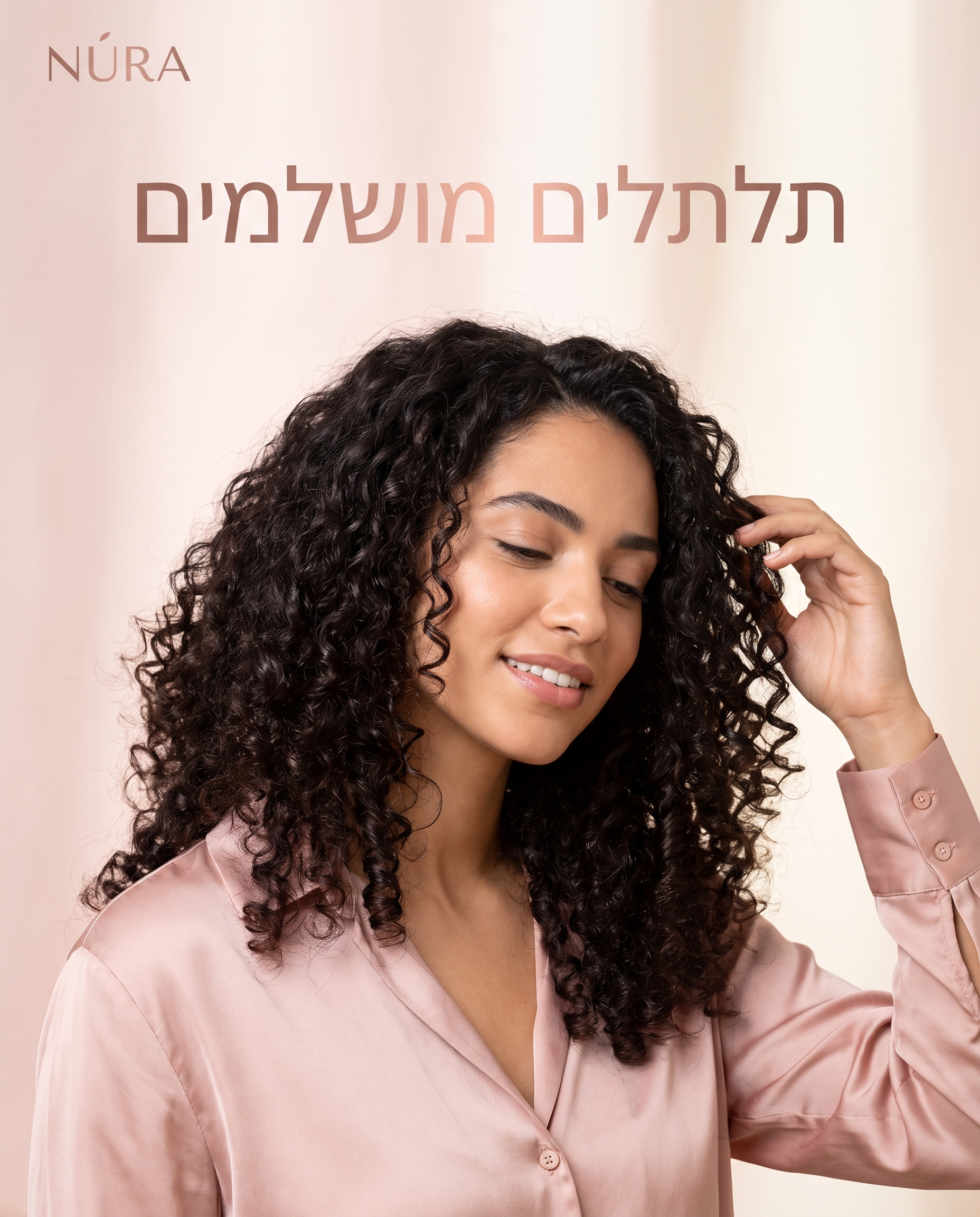 NÚRA Curl™ — מסלסל שיער אוטומטי