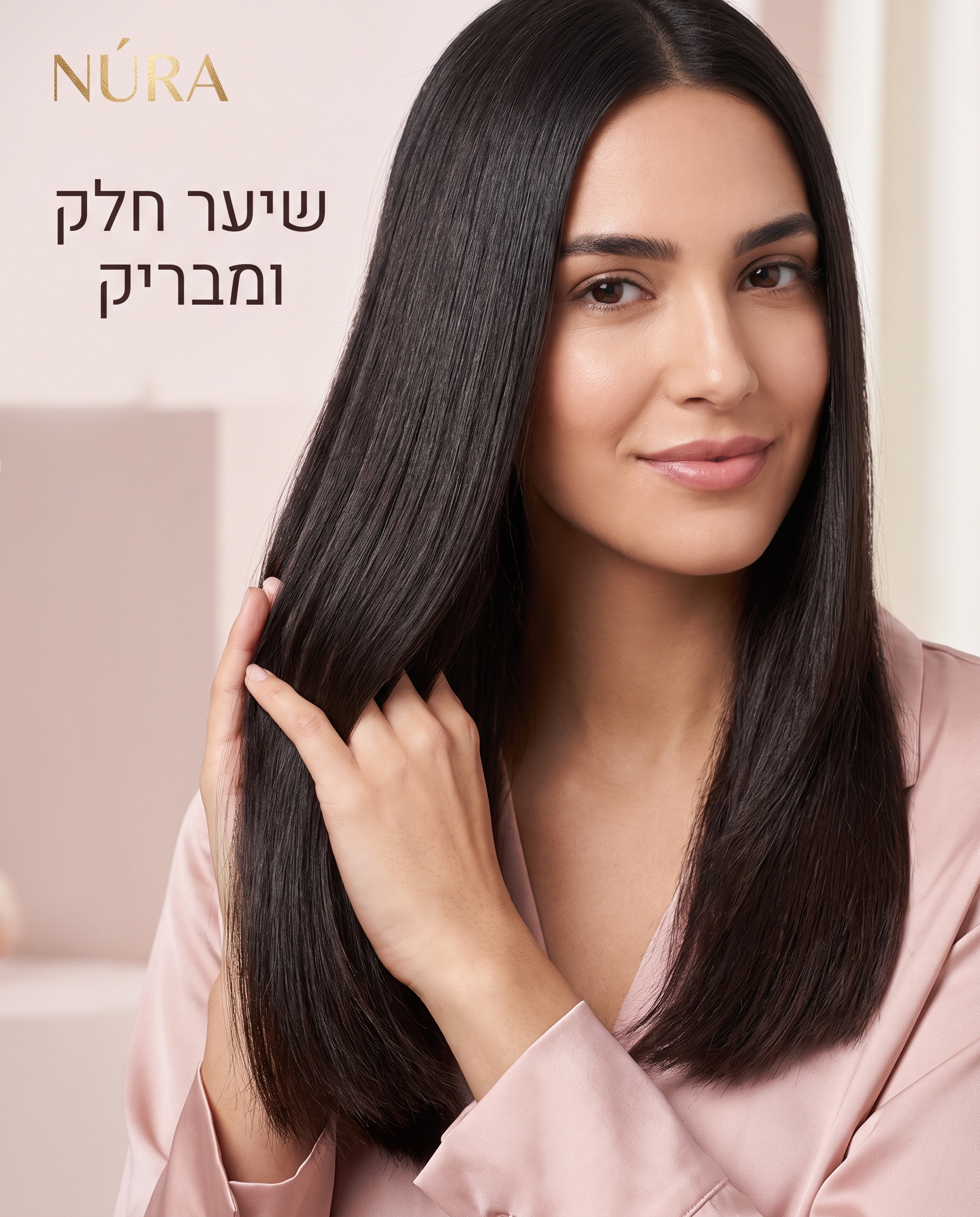 NÚRA Pro Style™ — מחליק שיער מקצועי
