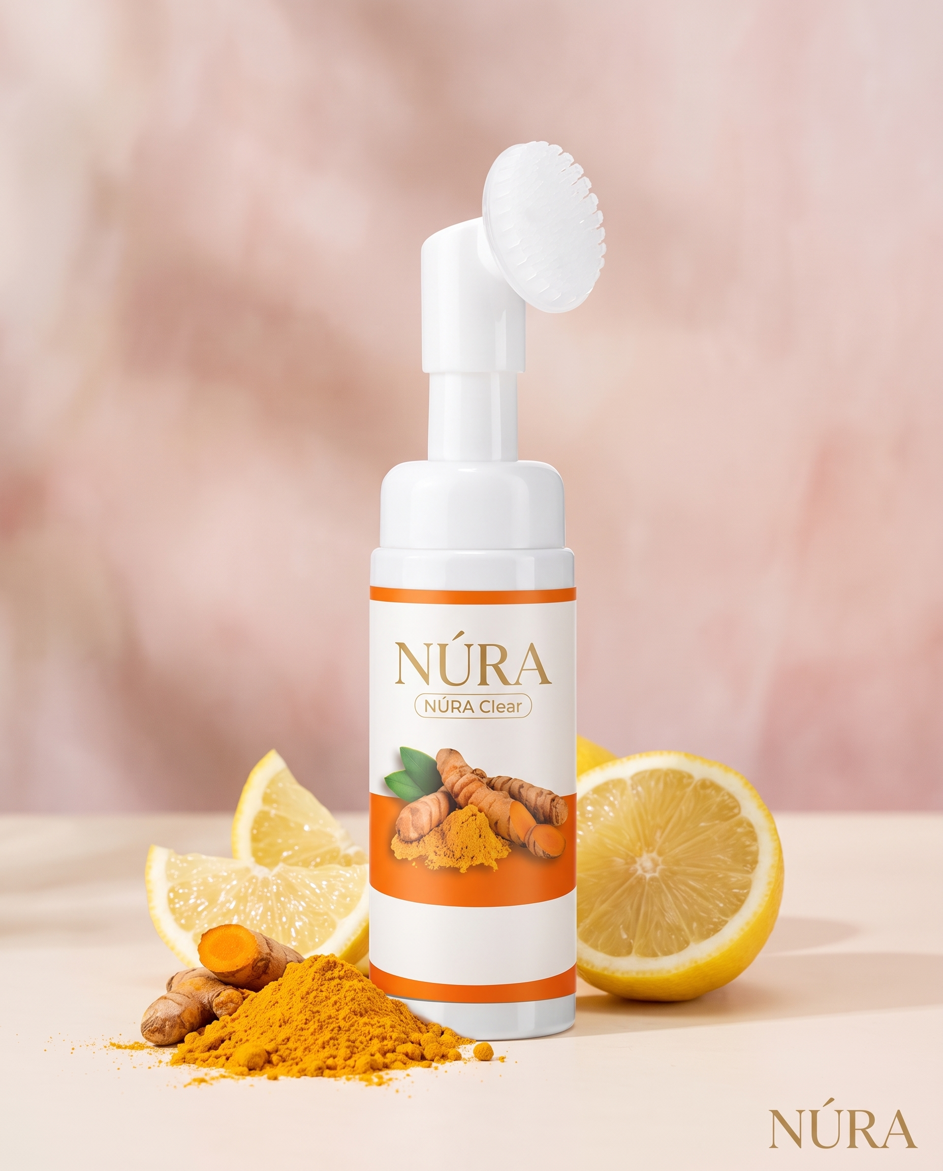 NÚRA Fresh Face™ — מנקה פנים כורכום ולימון