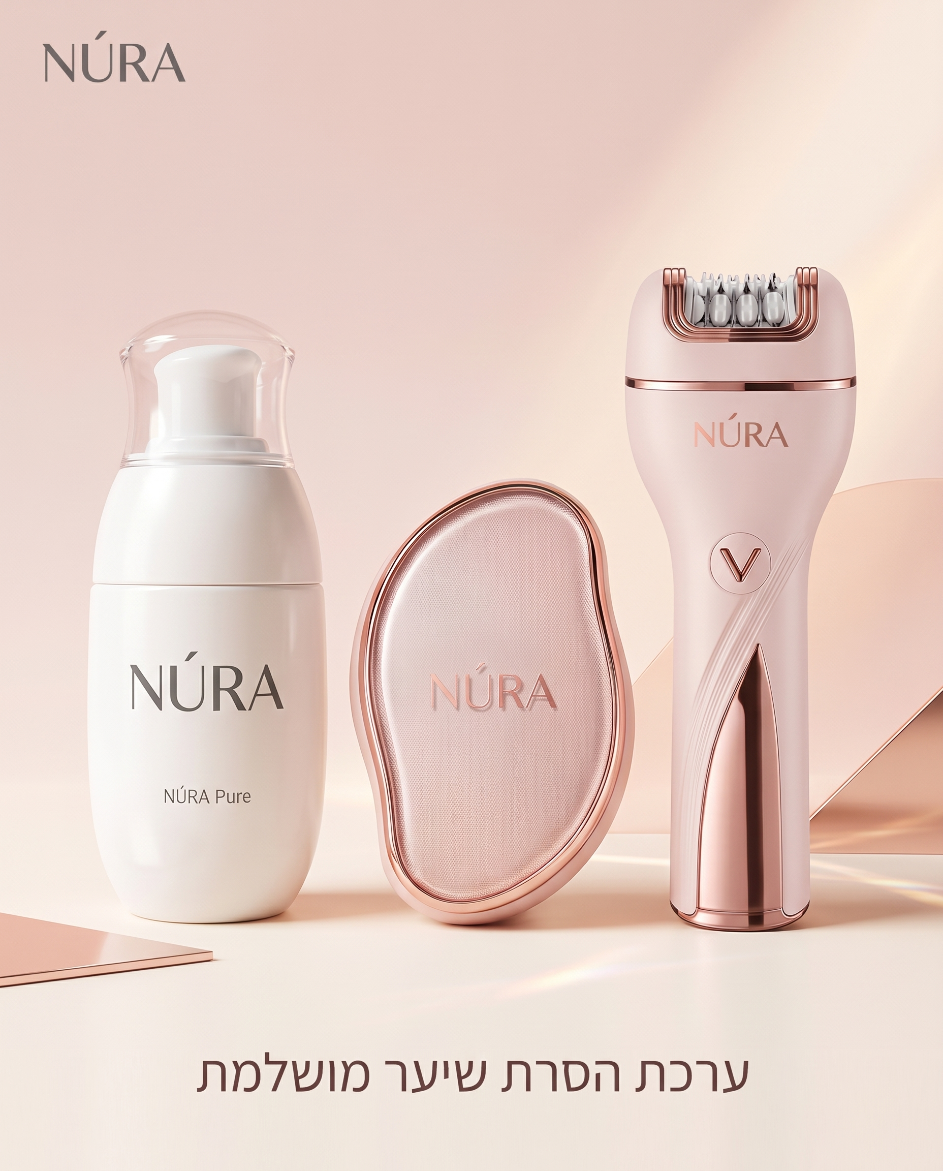 NÚRA — ערכת הסרת שיער מושלמת