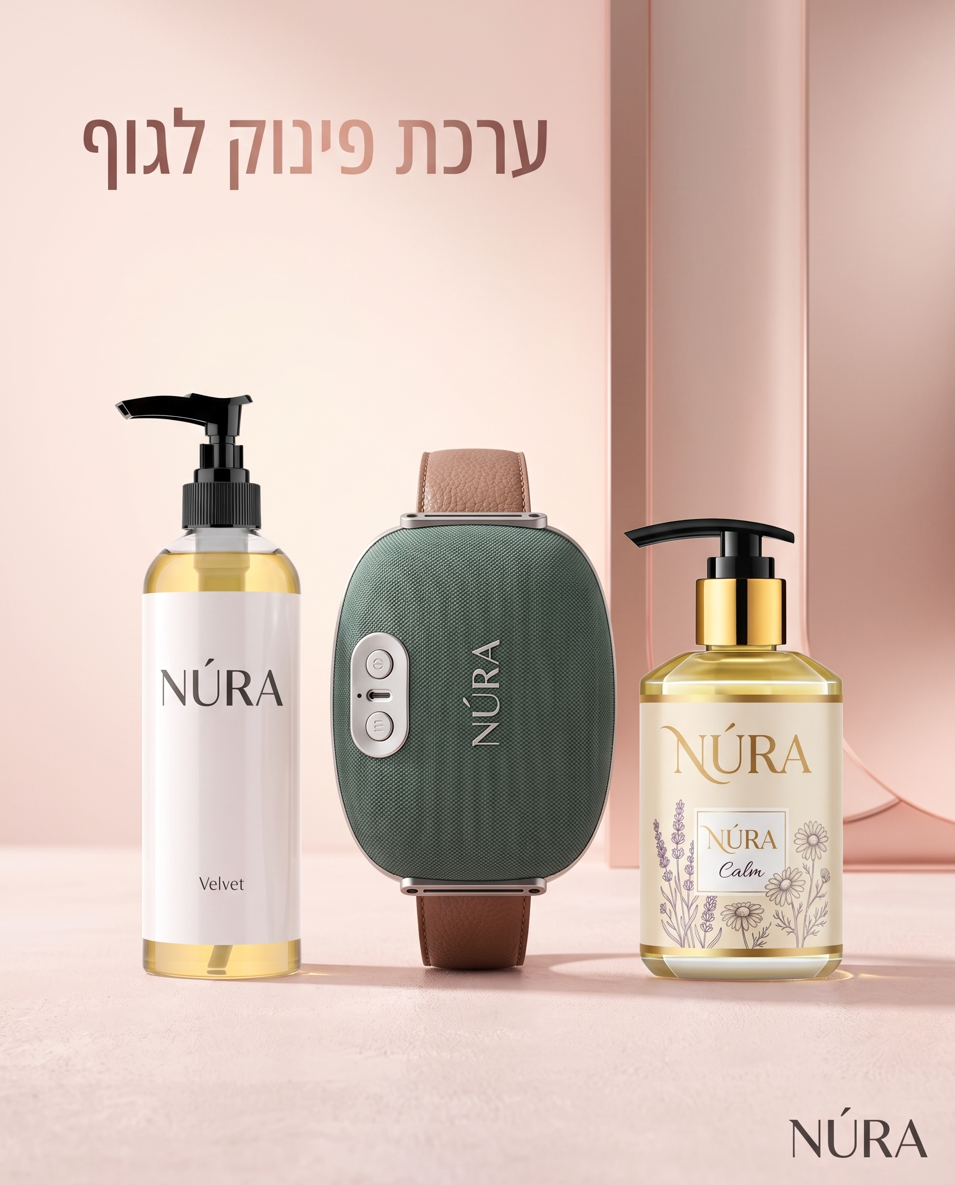 NÚRA ערכת פינוק לגוף