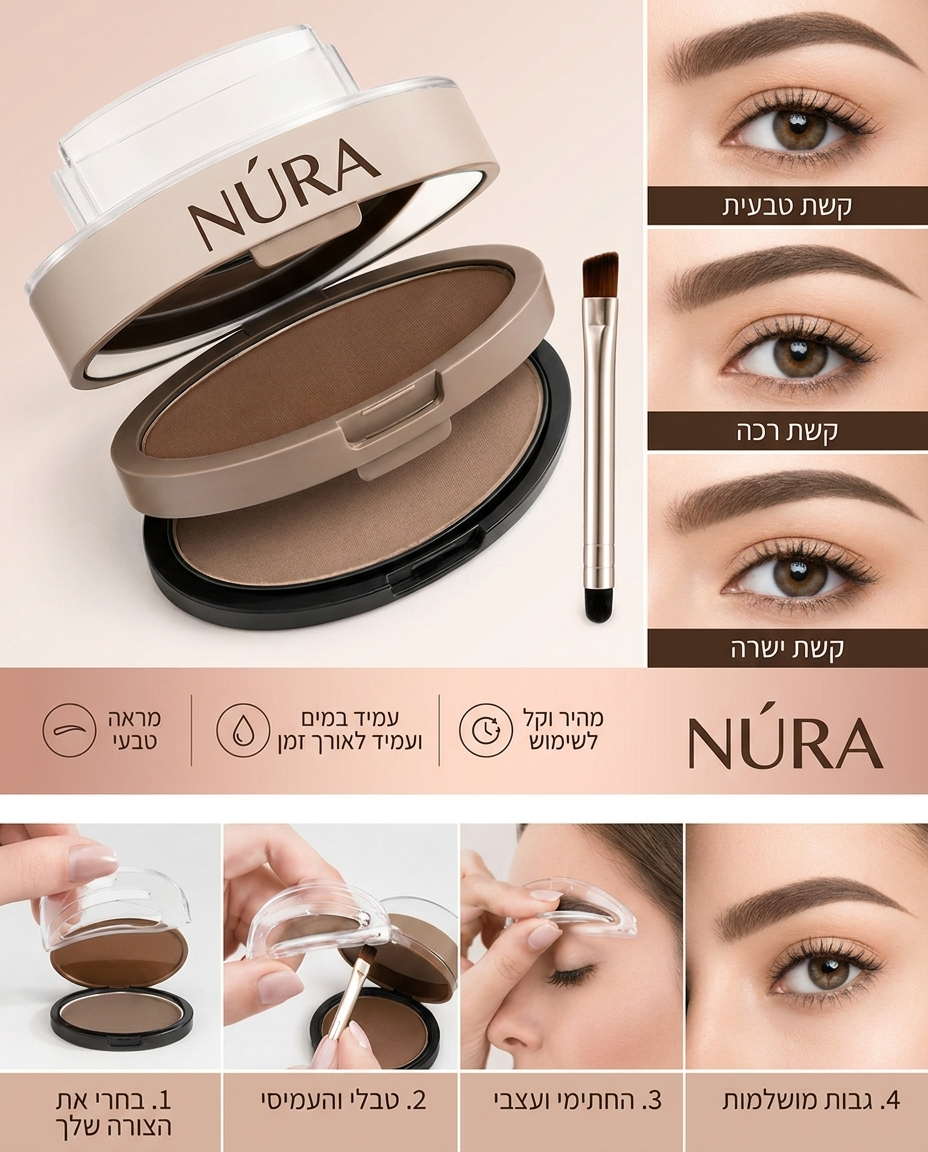 NÚRA™ – גבות מושלמות ב-5 שניות