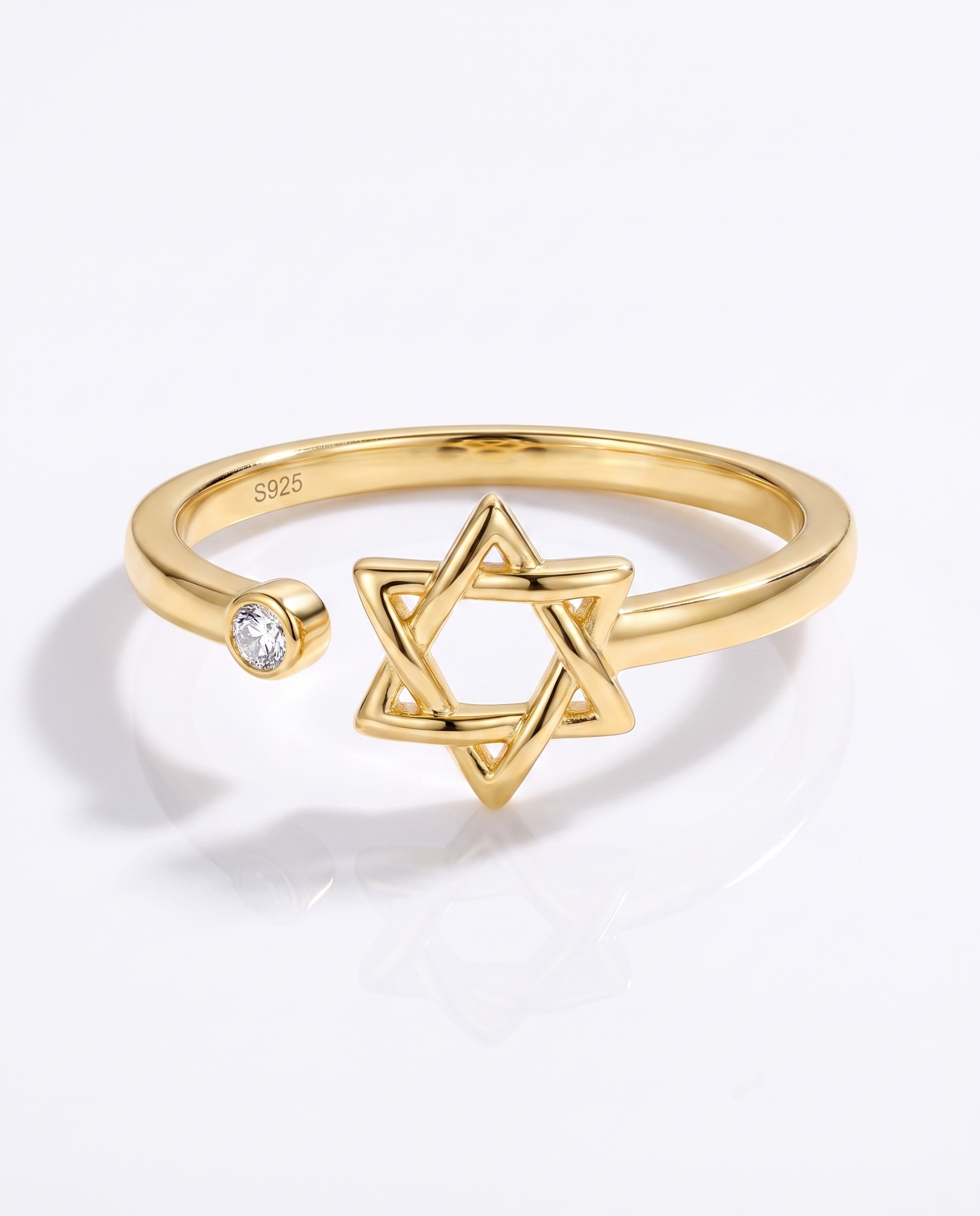 NÚRA - Star of David Ring