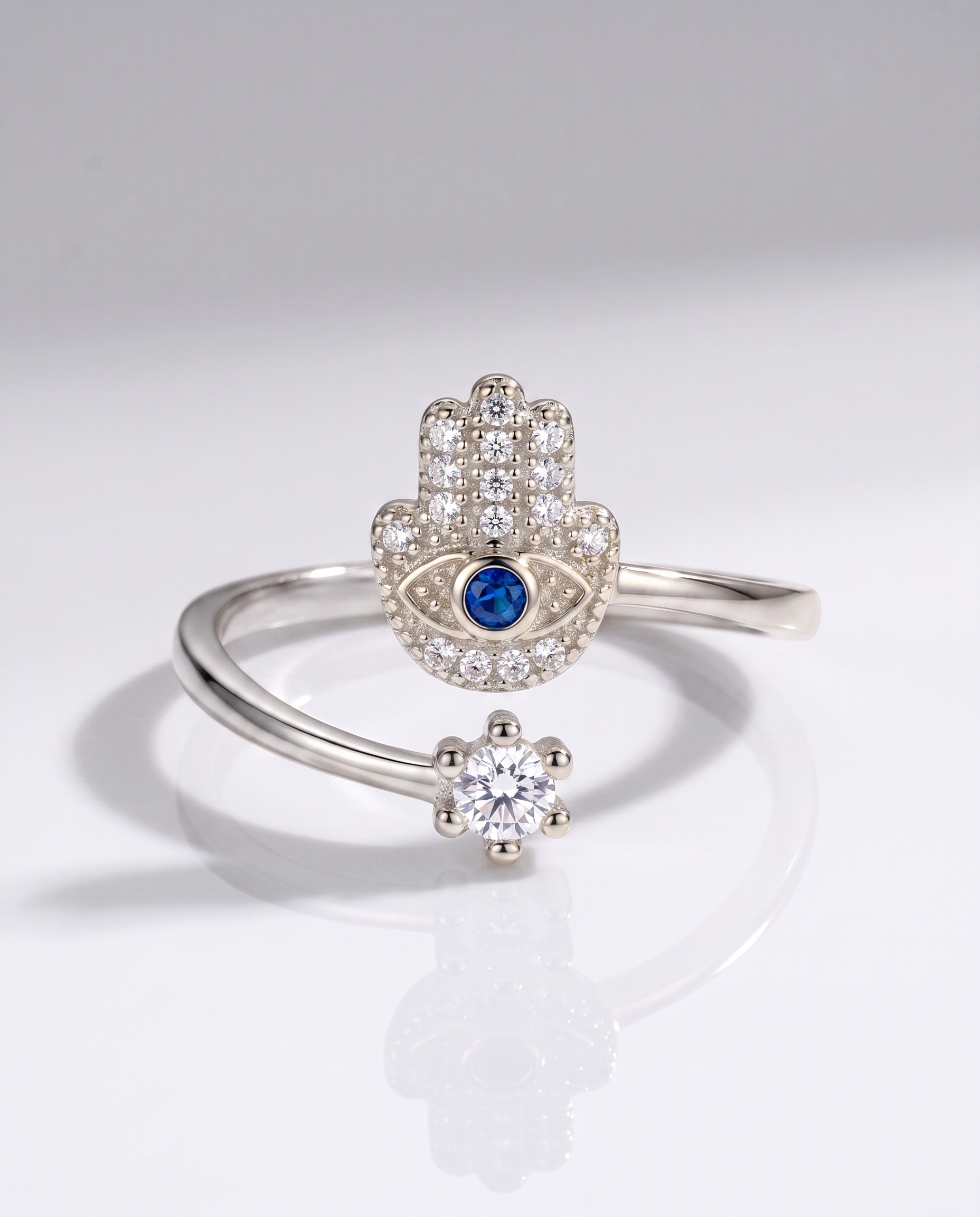 NÚRA - Hamsa Protection Ring