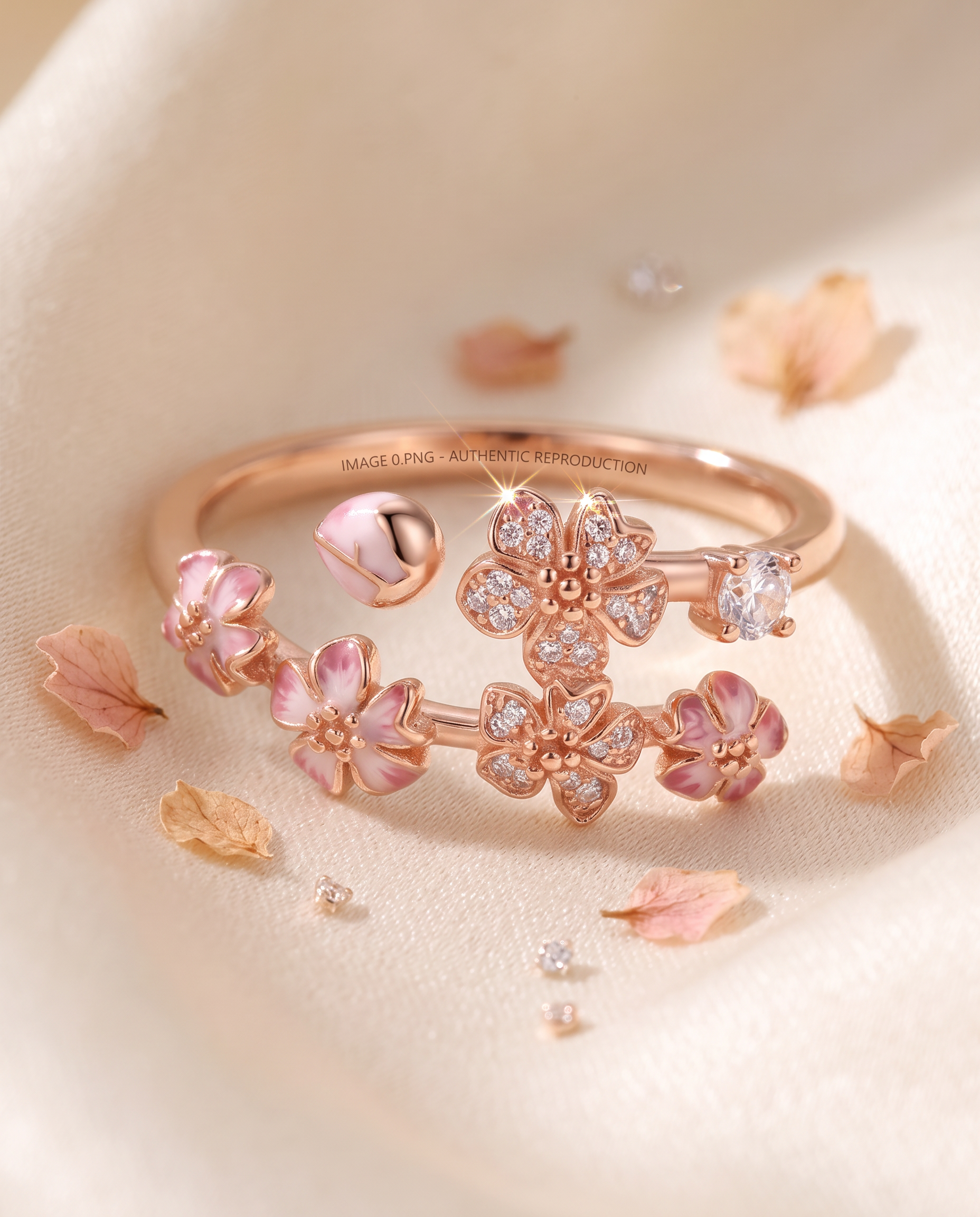 NÚRA - Peach Blossom Ring