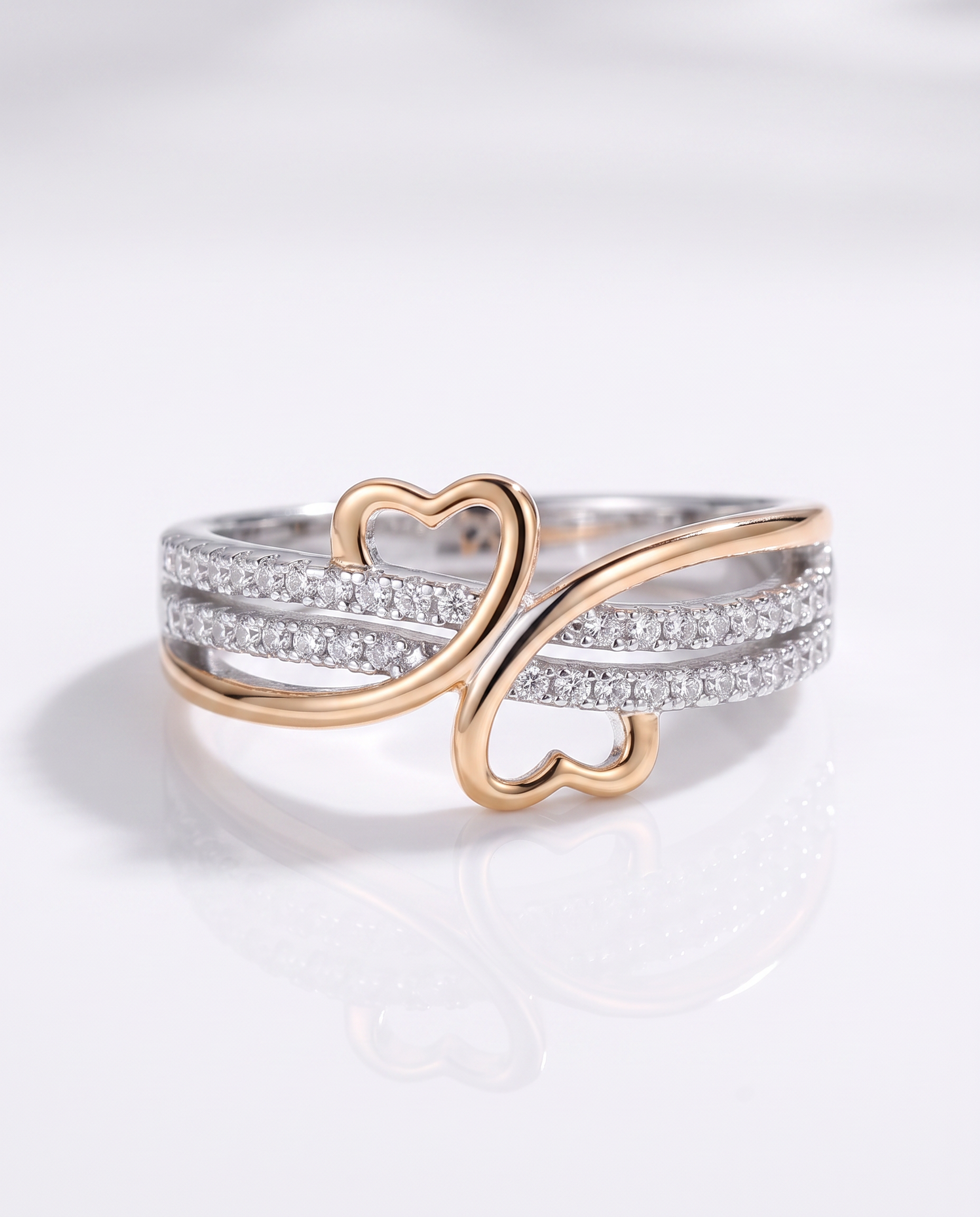 NÚRA - Infinity Heart Ring
