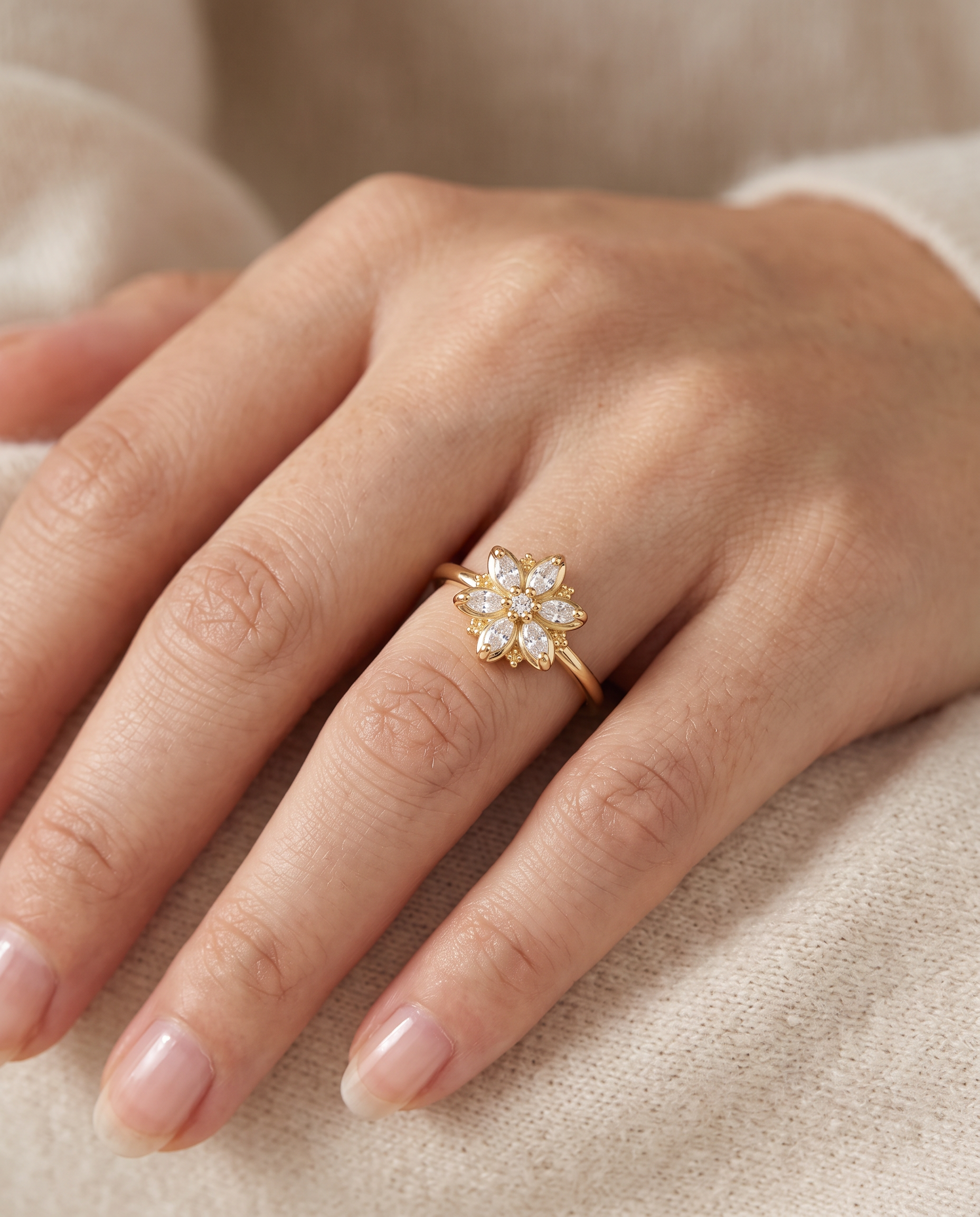NÚRA - Geo Statement Ring