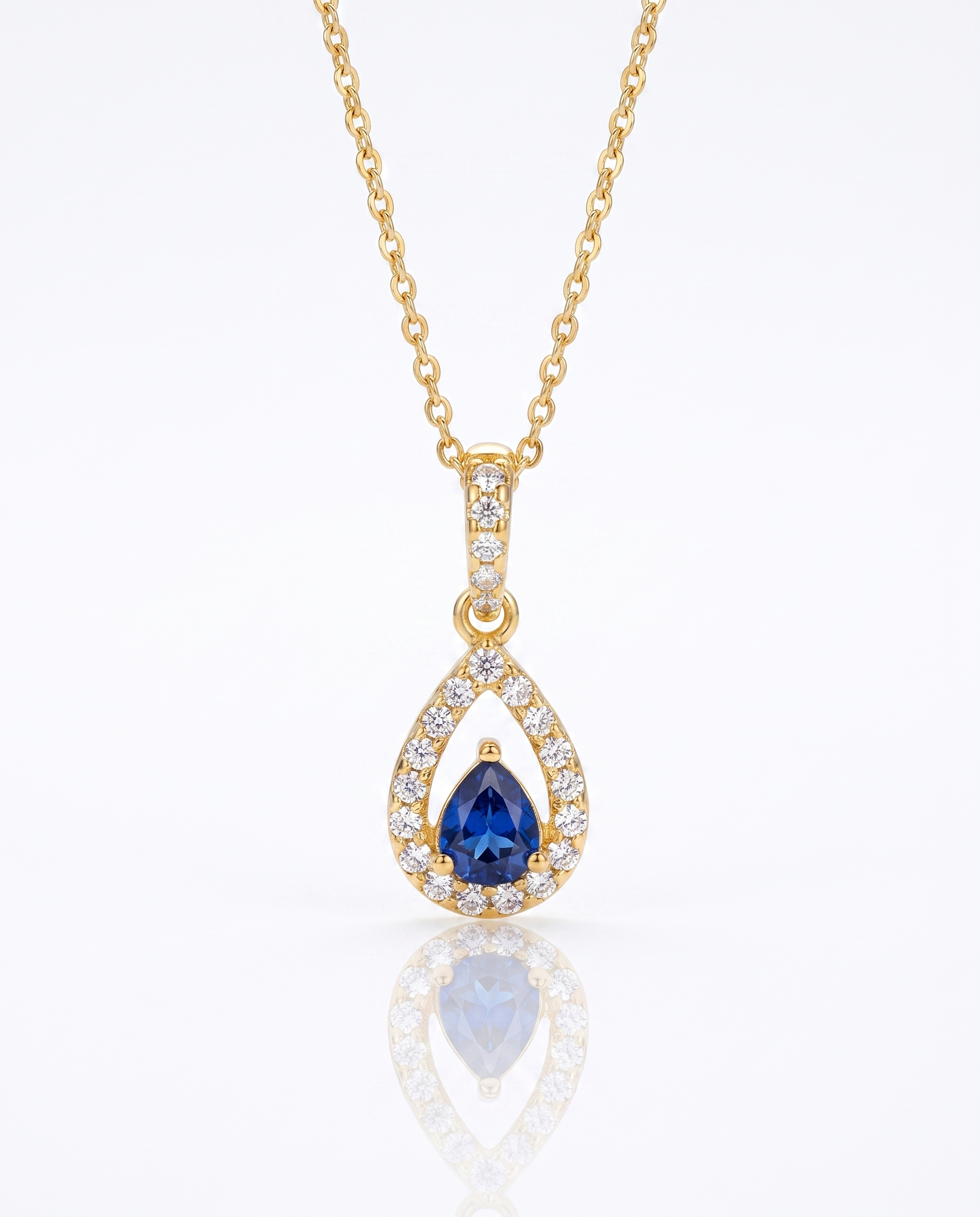NÚRA - Azure Drop Necklace