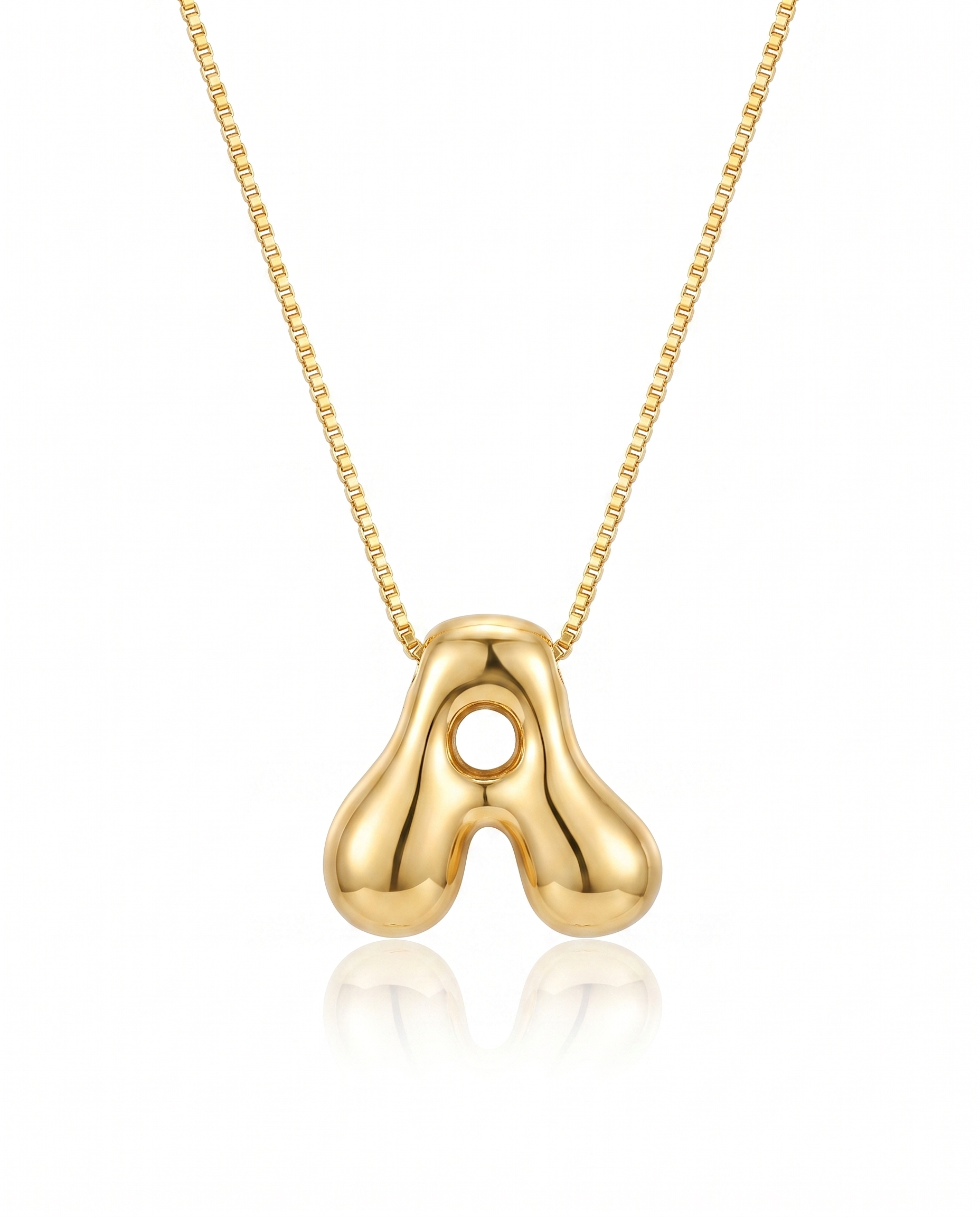 NÚRA - Bubble Initial Necklace