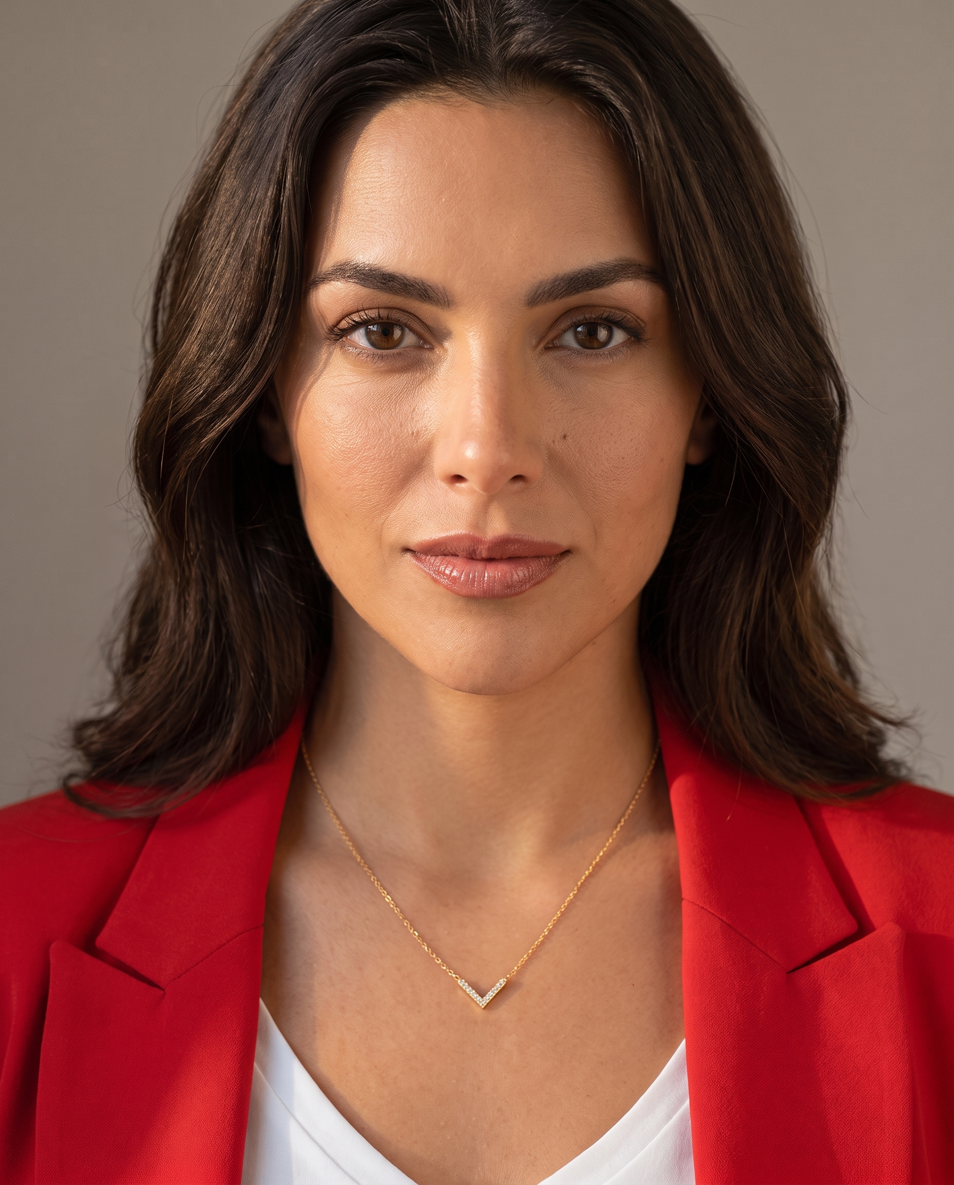 NÚRA - V Line Necklace