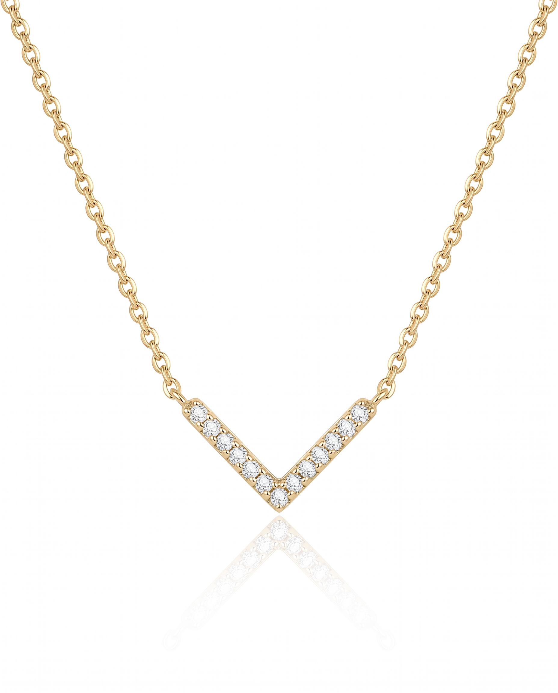 NÚRA - V Line Necklace