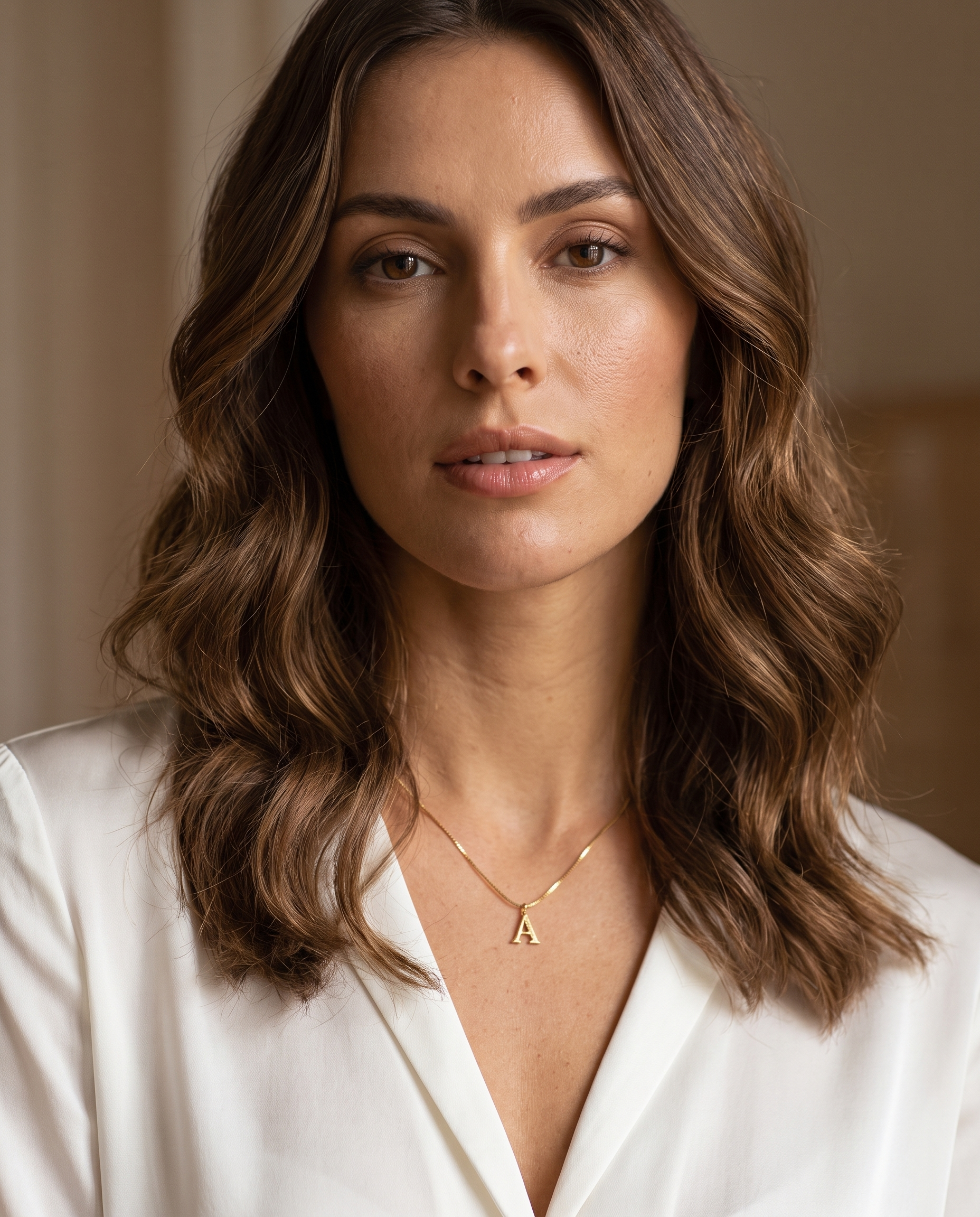 NÚRA - Delicate Letter Necklace