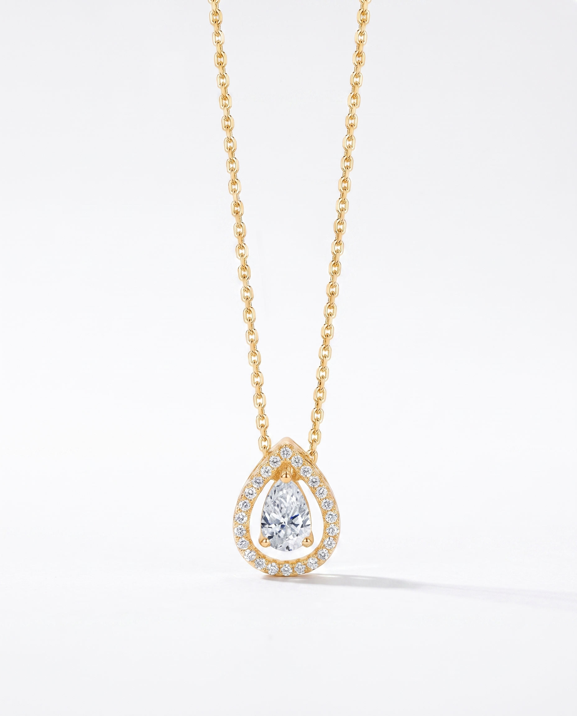 NÚRA - Halo Drop Necklace