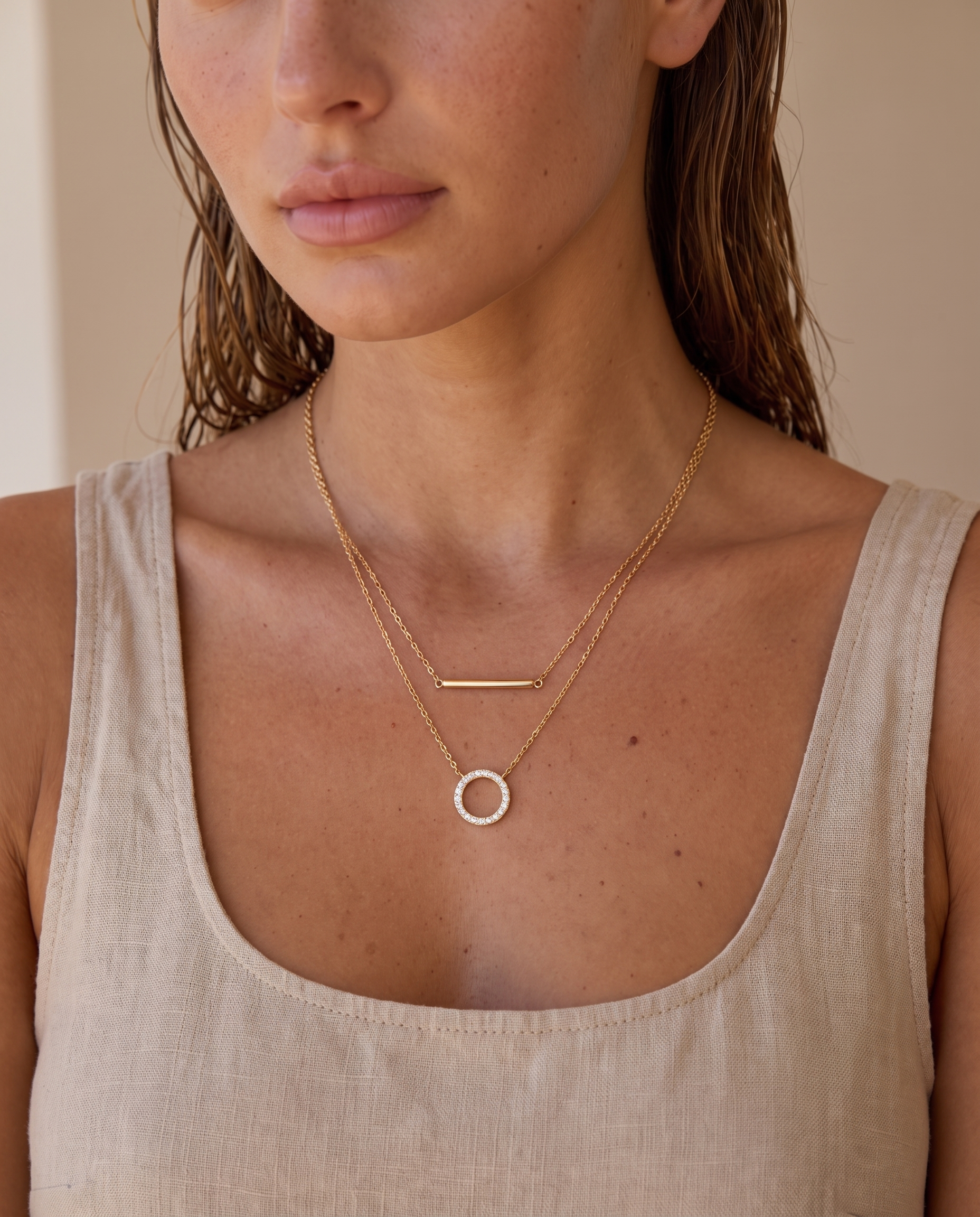 NÚRA - Double Layer Necklace