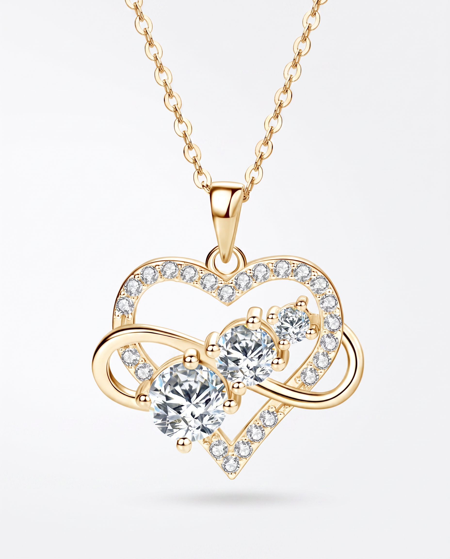 NÚRA - Infinity Heart Necklace