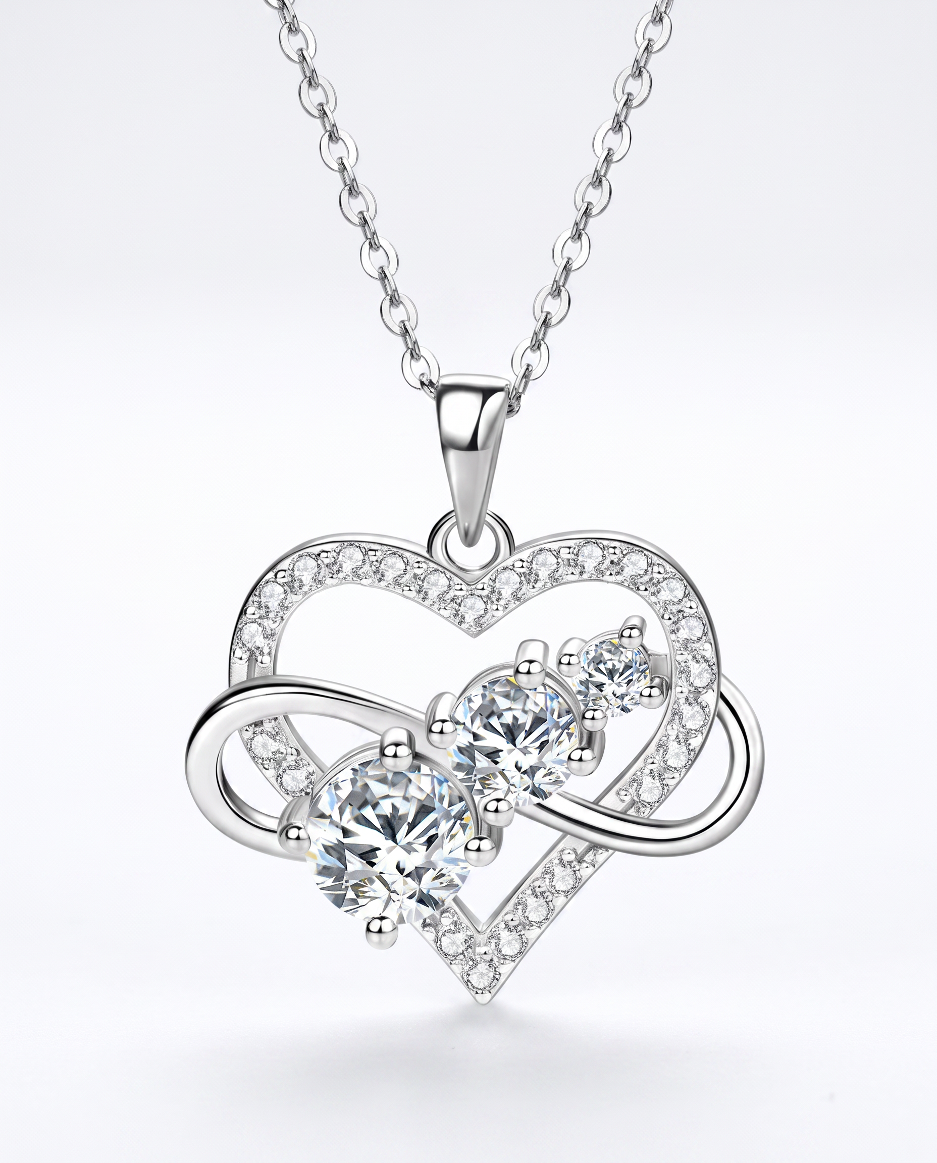 NÚRA - Infinity Heart Necklace