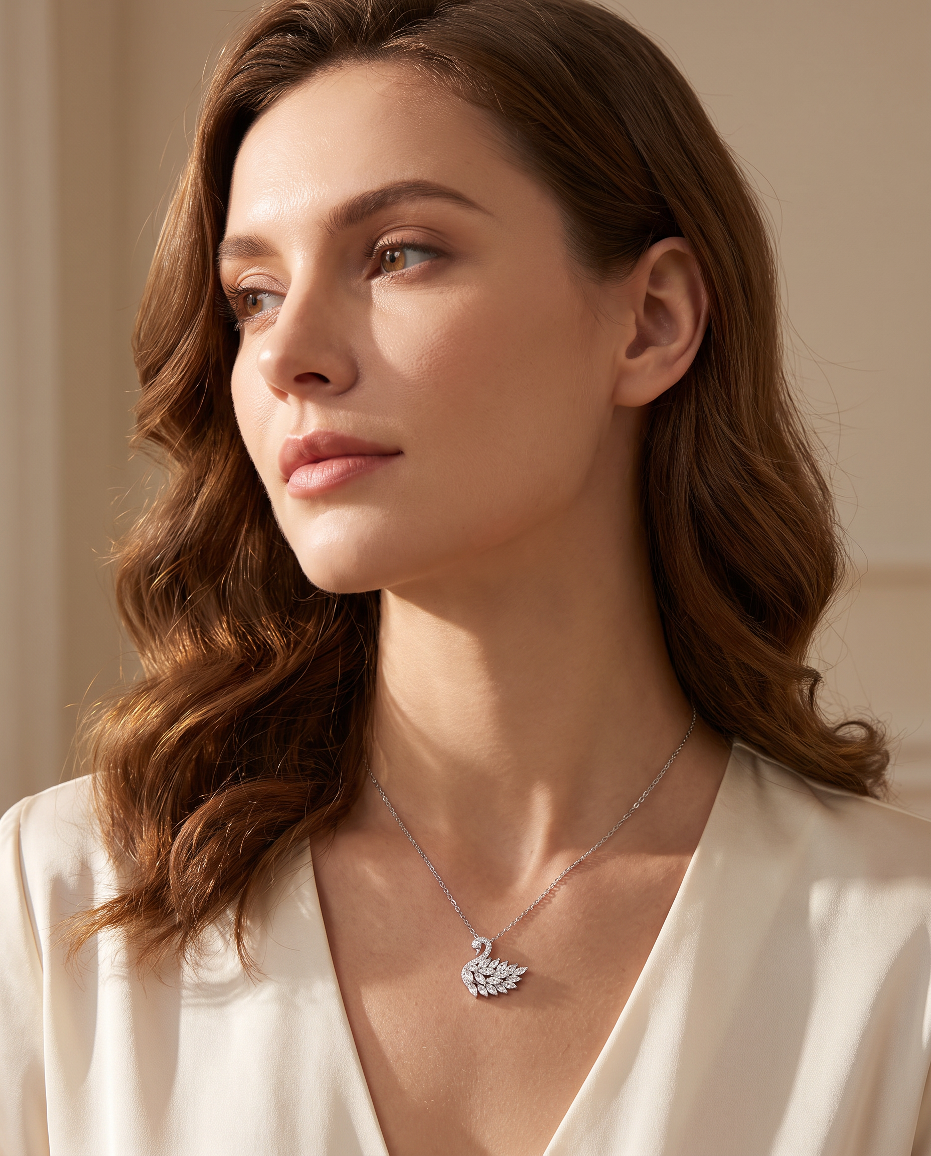 NÚRA - Swan Necklace