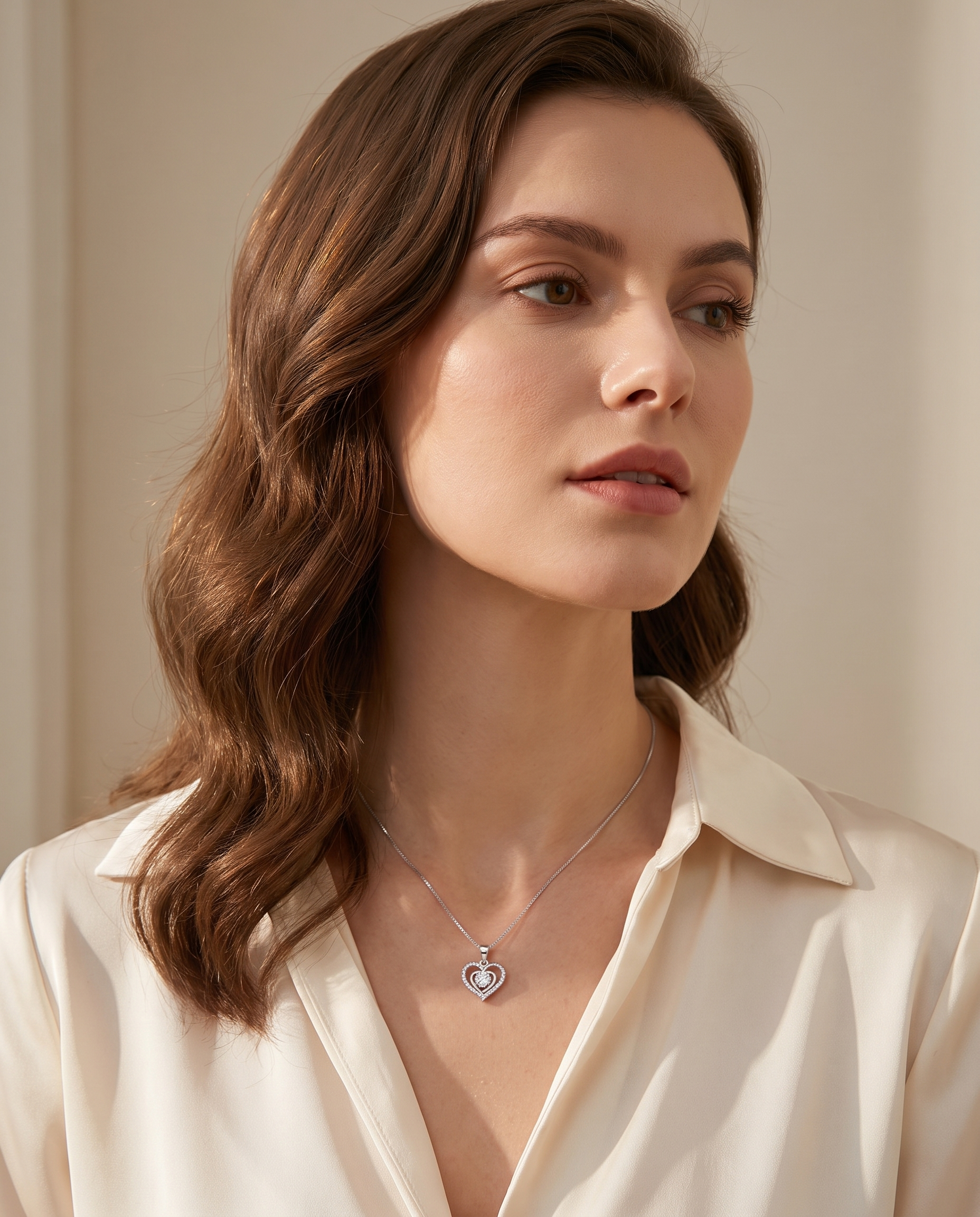 NÚRA - Solo Zircon Necklace