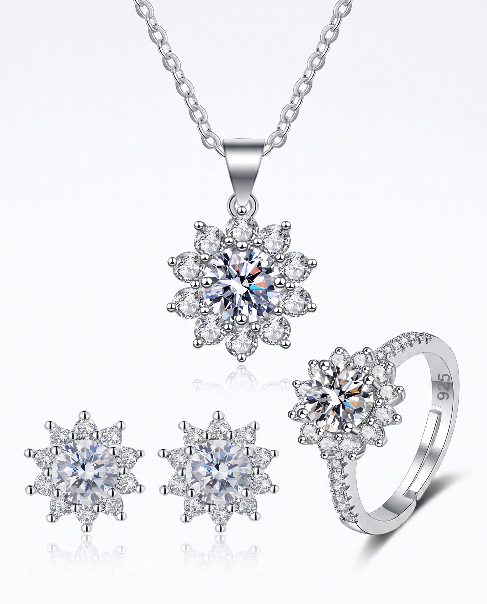 NÚRA - Silver Elegance Set