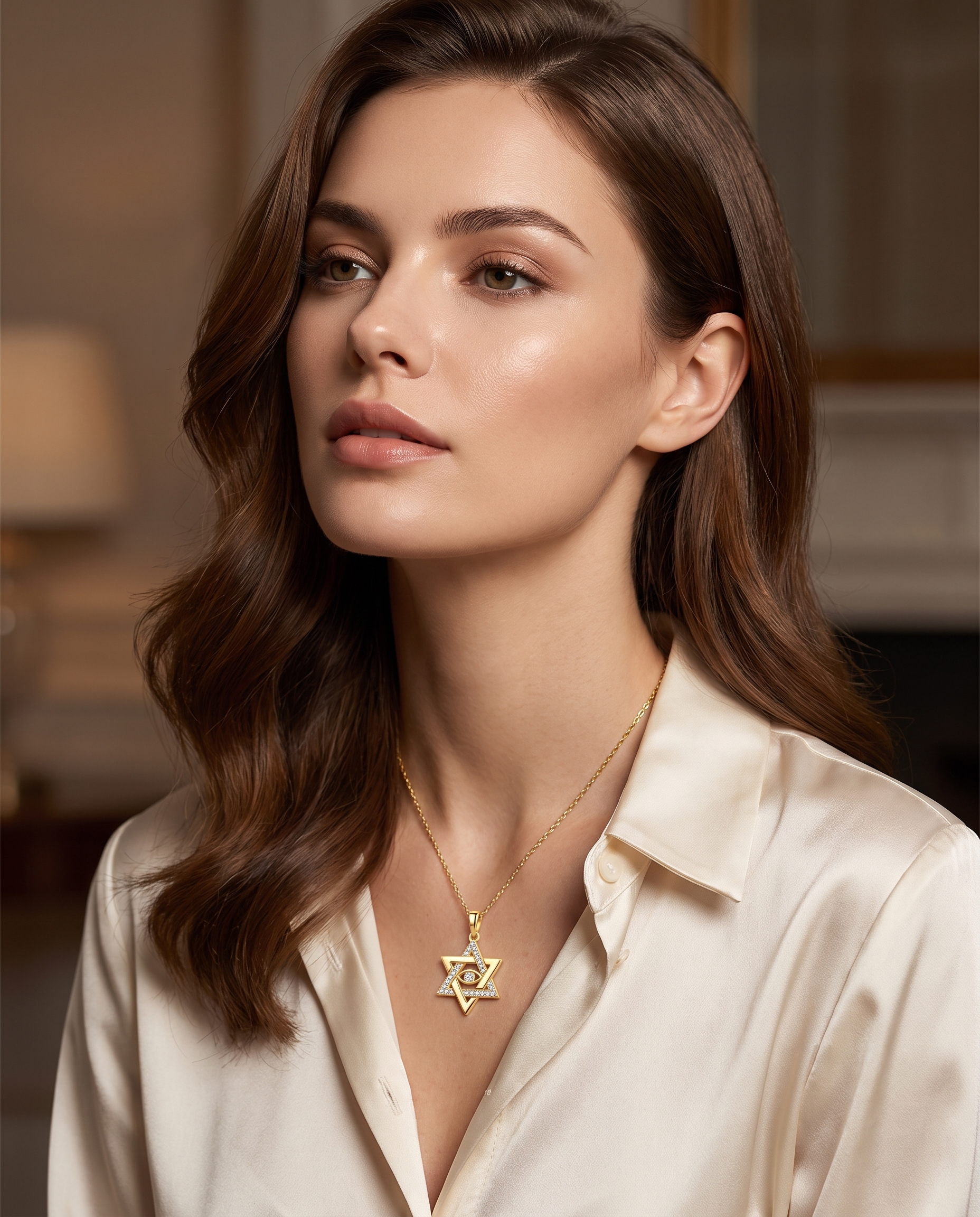 NÚRA - Star of David Necklace
