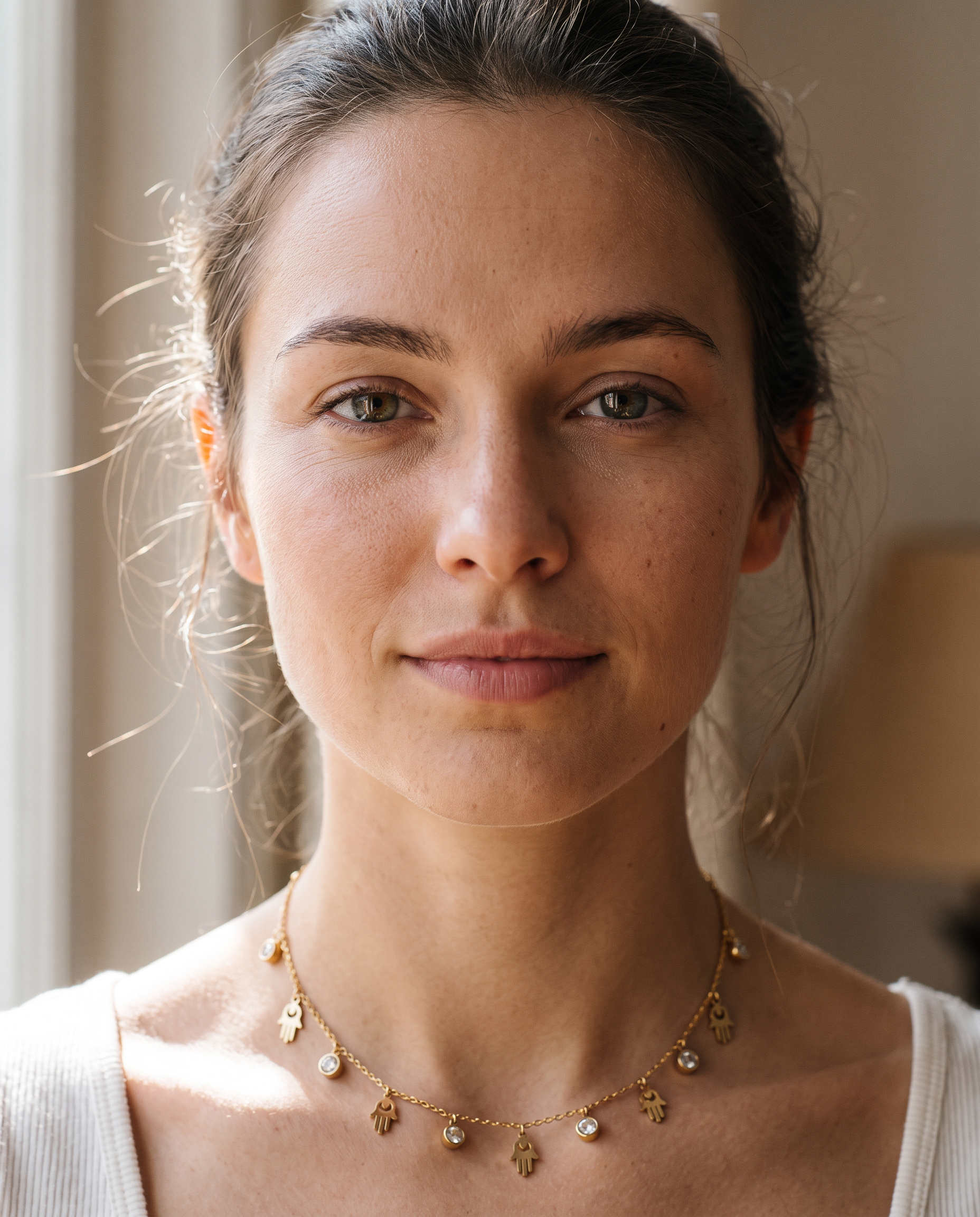NÚRA - Multi Hamsa Necklace