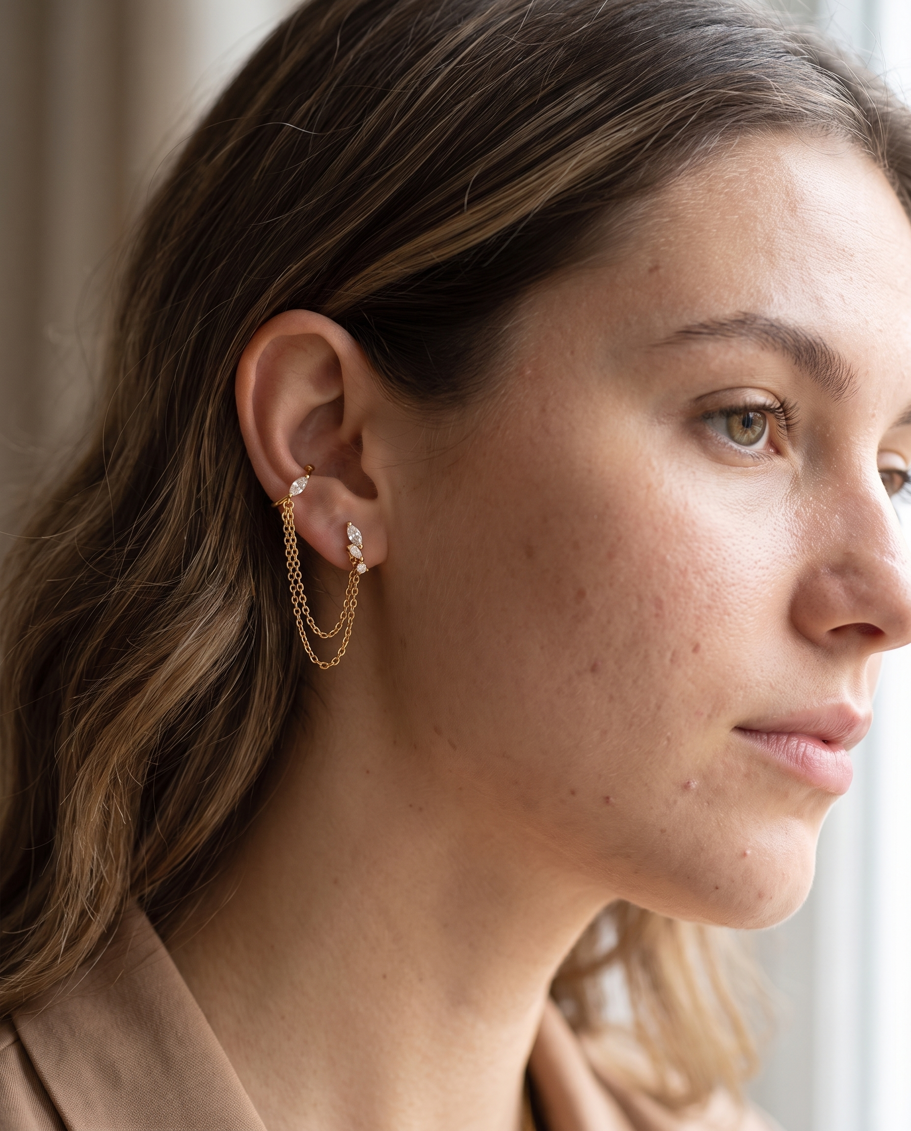 NÚRA - Geo Drop Earrings