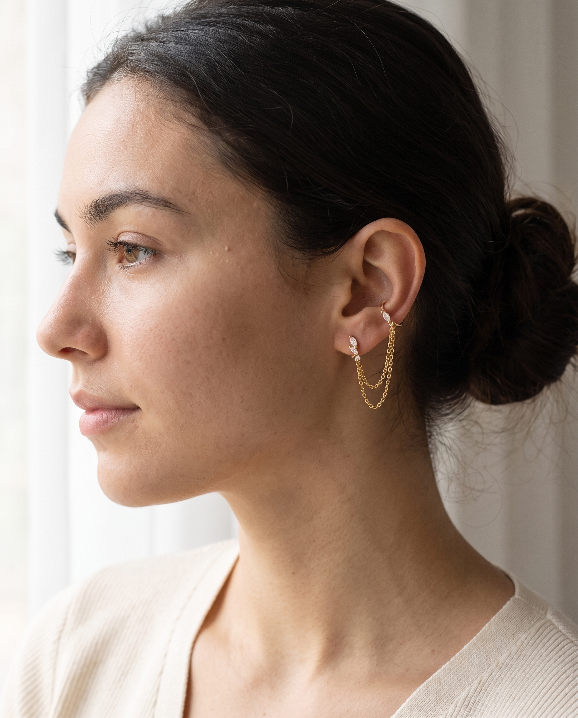 NÚRA - Geo Drop Earrings