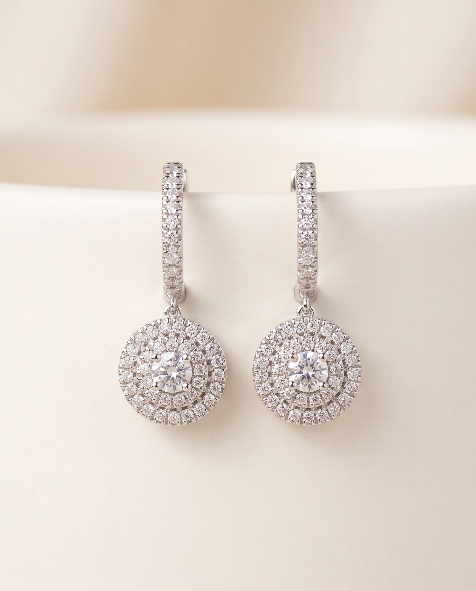 NÚRA - Bridal CZ Earrings